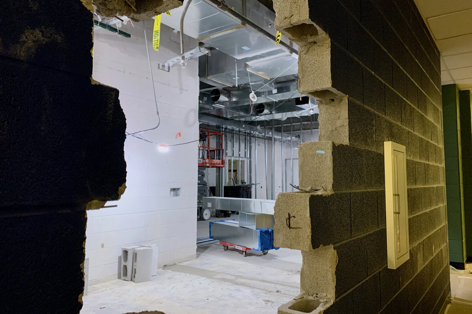 Park Campus Media Center construction June 2026