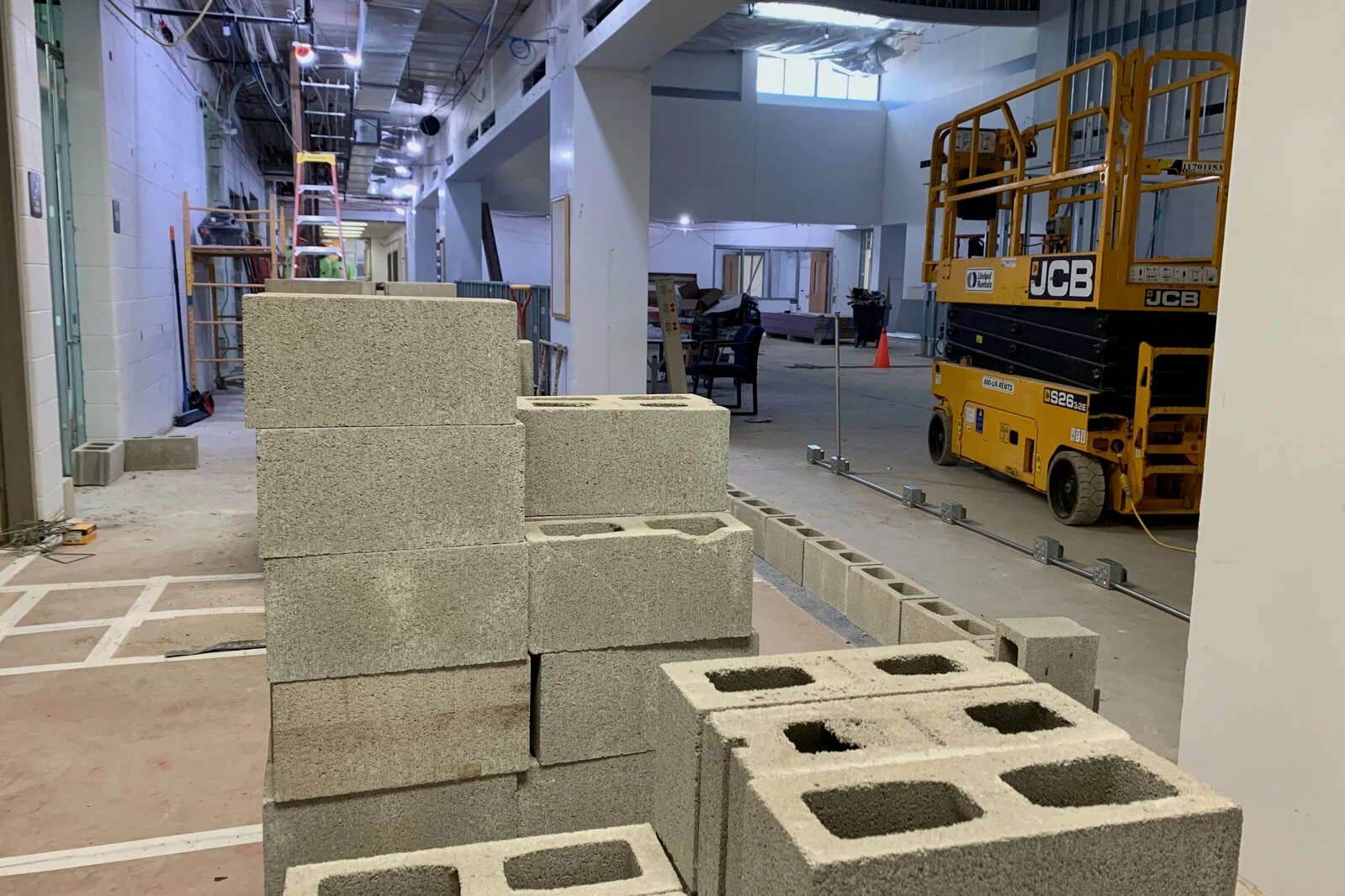 Frederick School Media Center construction June 2026