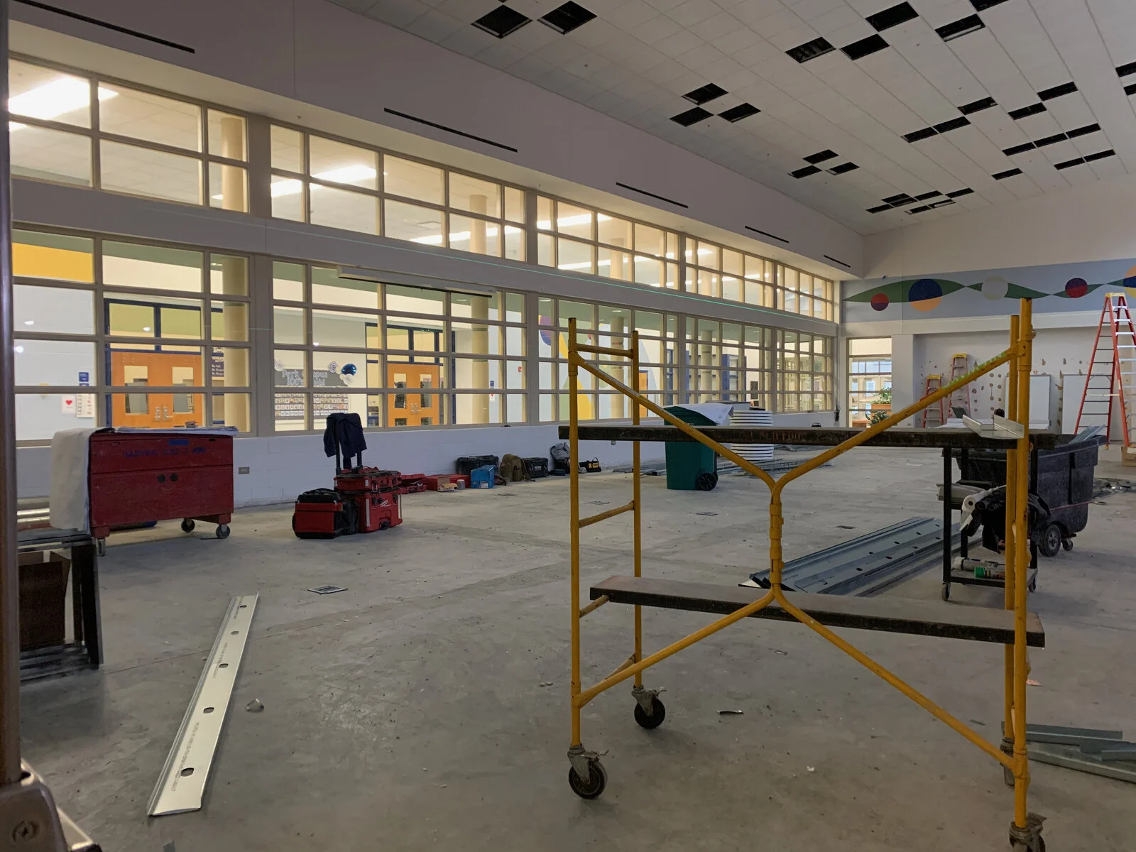 Park Campus Media Center construction June 2026
