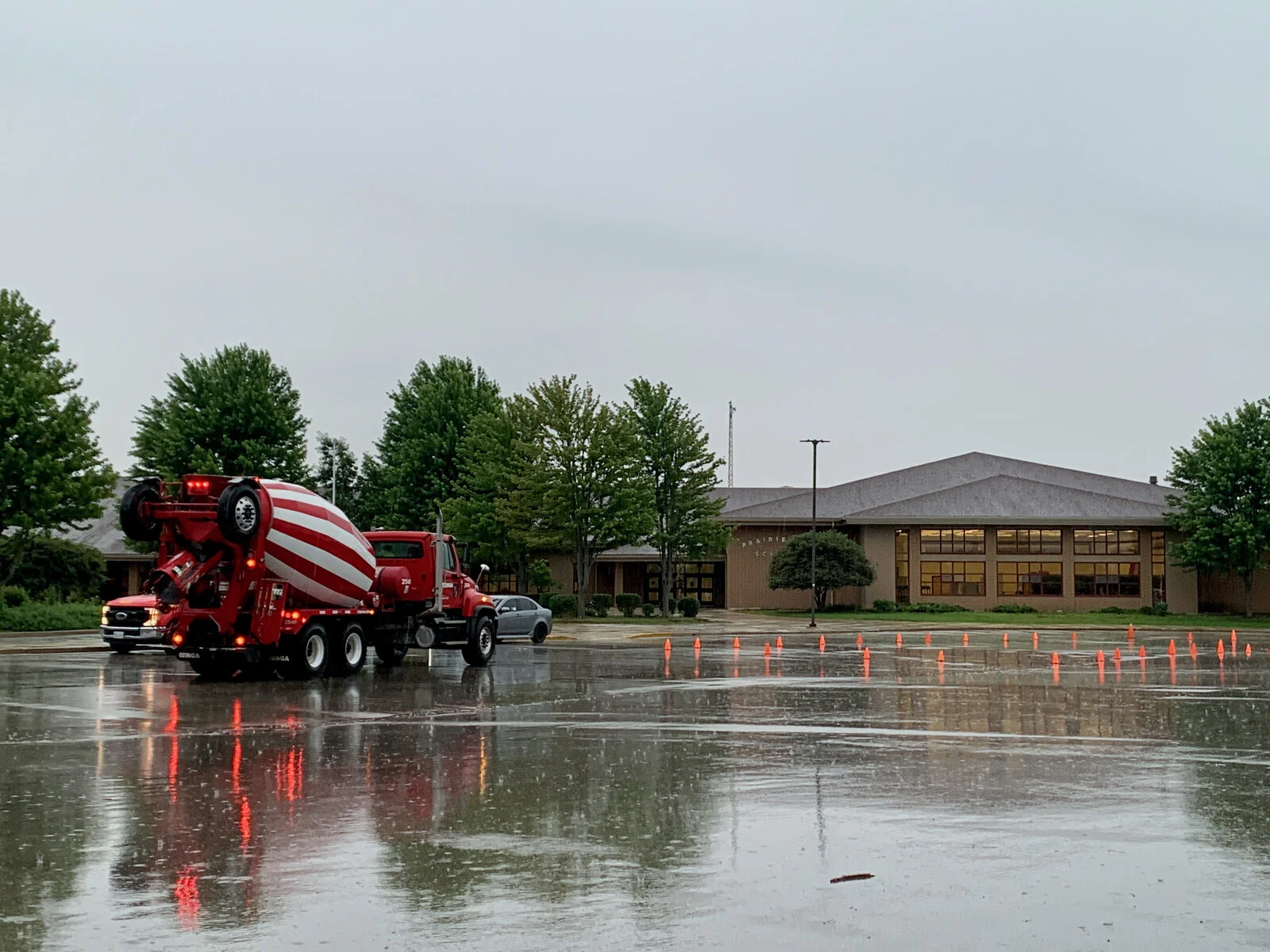Prairieview School Media Center construction June 2026
