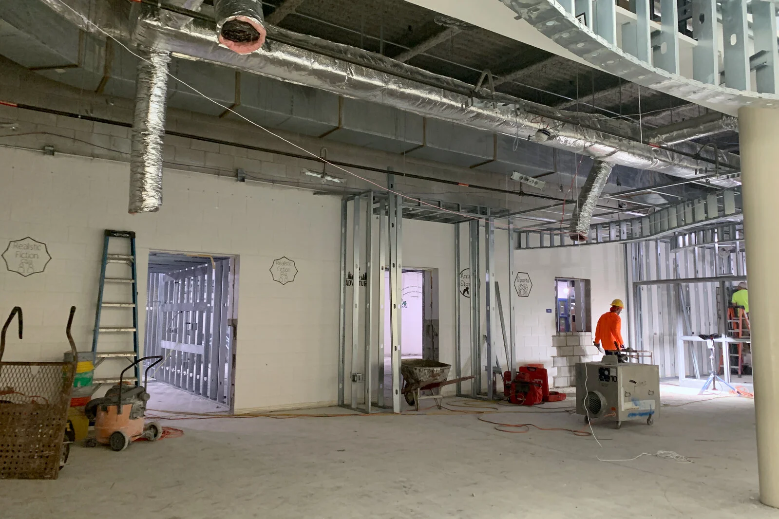 Park Campus Media Center construction June 2026