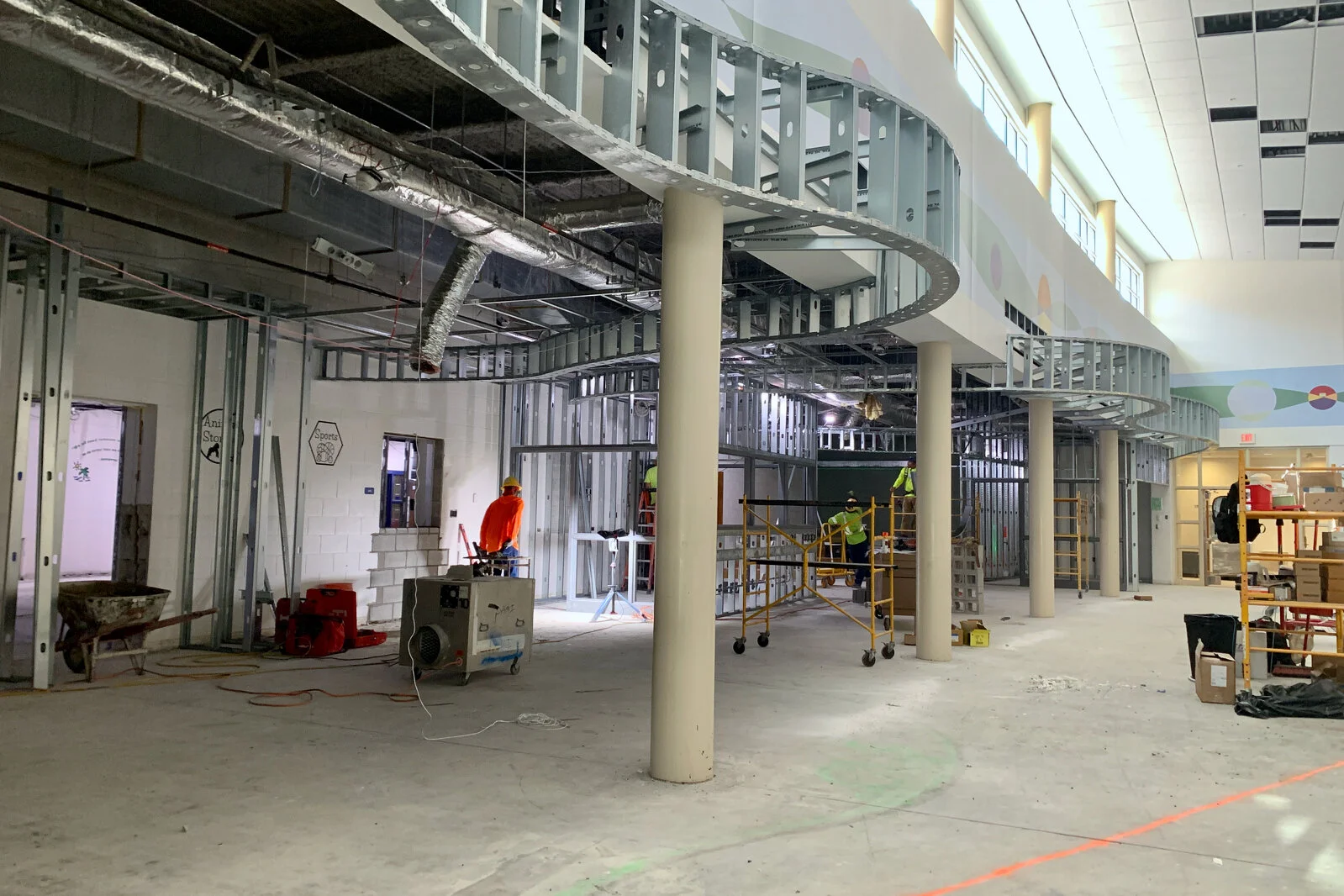 Park Campus Media Center construction June 2026