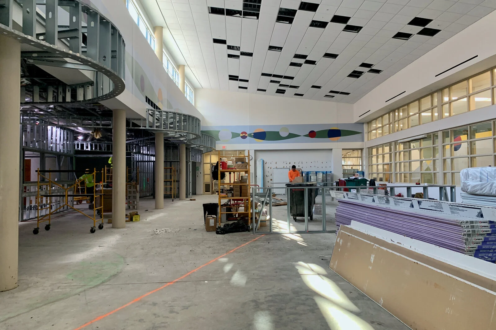 Park Campus Media Center construction June 2026