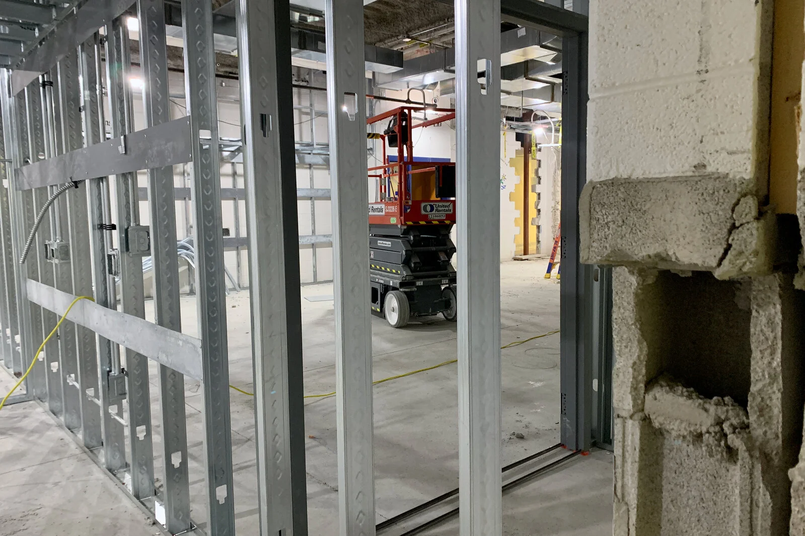 Park Campus Media Center construction June 2026