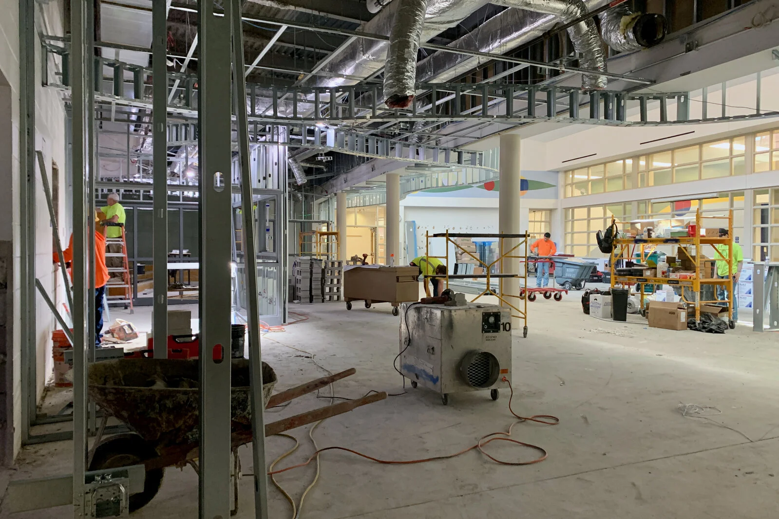 Park Campus Media Center construction June 2026