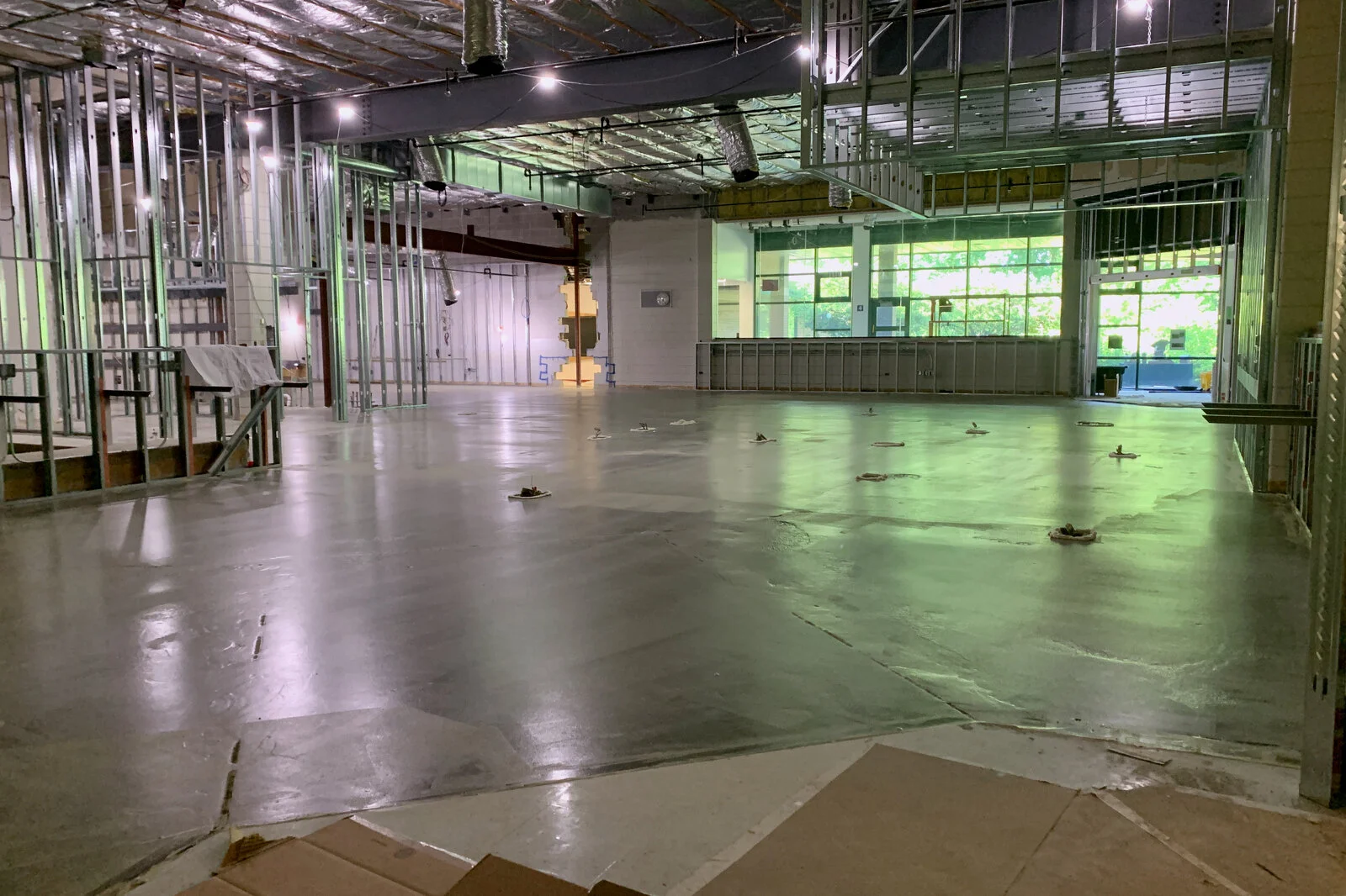 Meadowview School Media Center construction June 2026