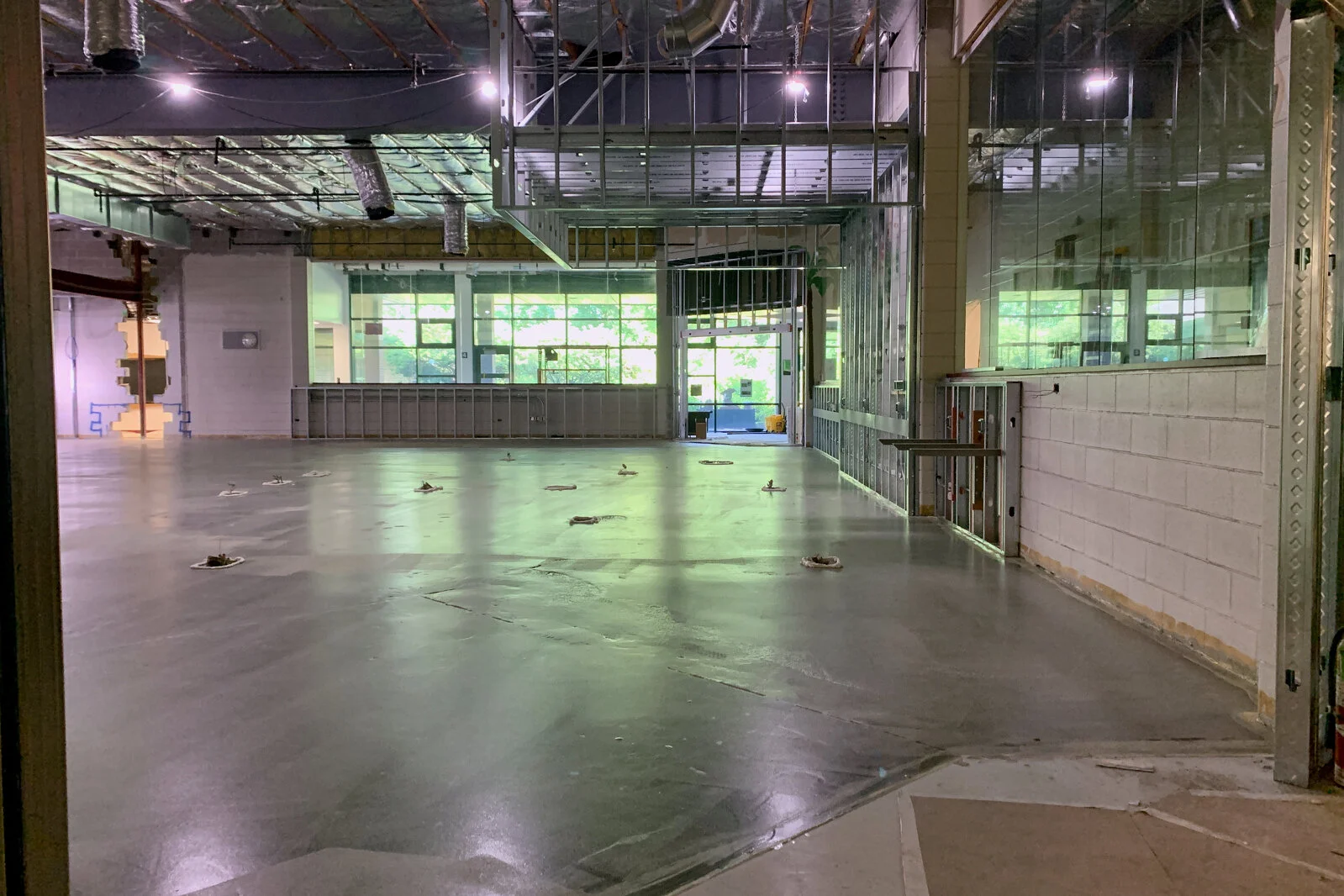 Meadowview School Media Center construction June 2026