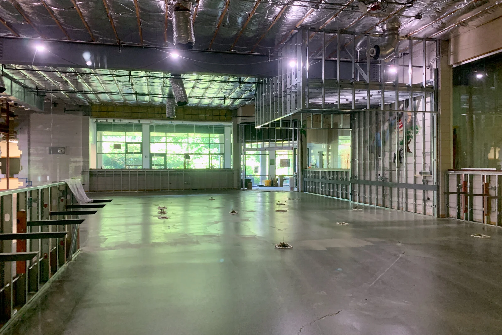 Meadowview School Media Center construction June 2026