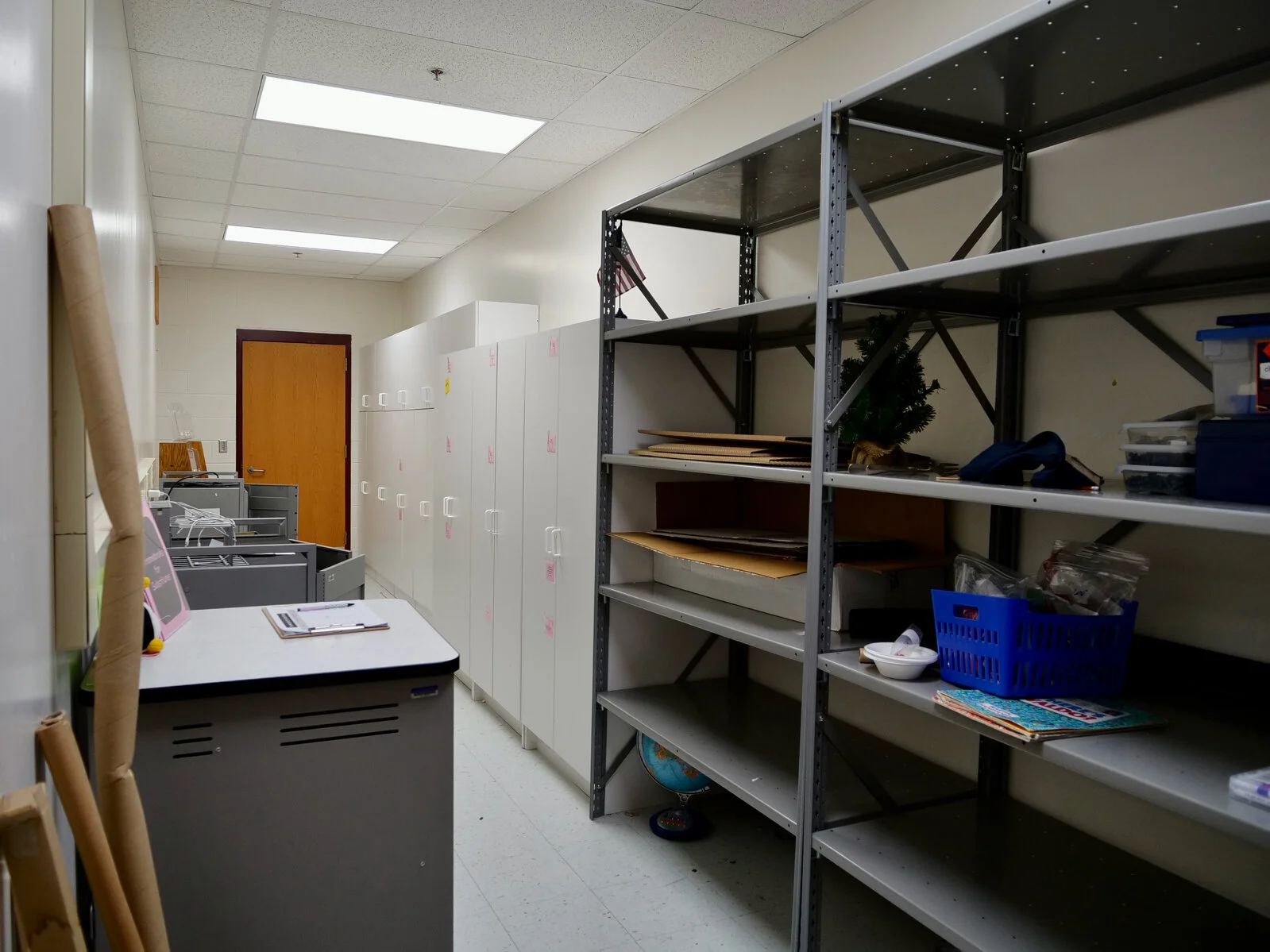 Library storage area
