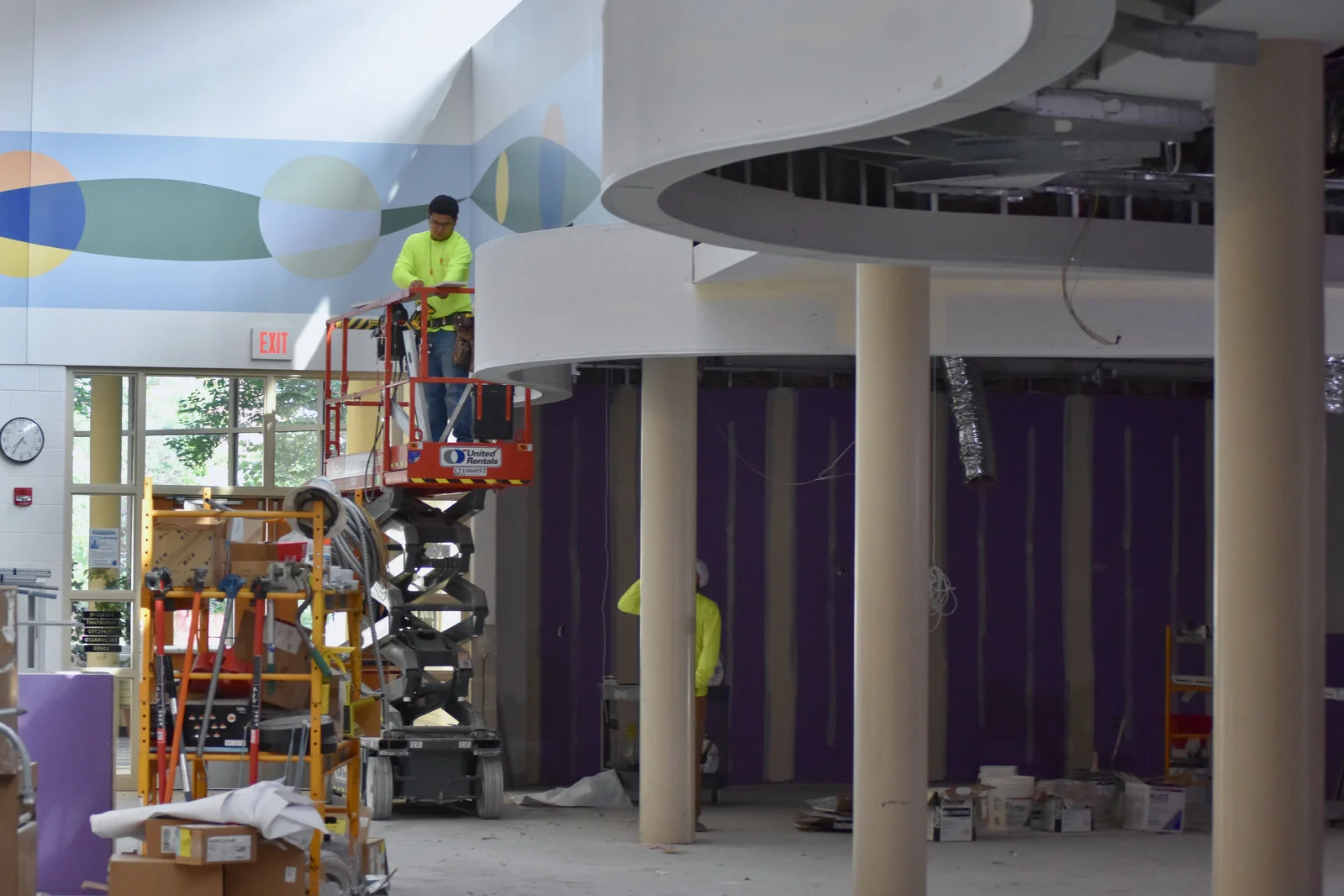 Park Campus Media Center construction June 2026