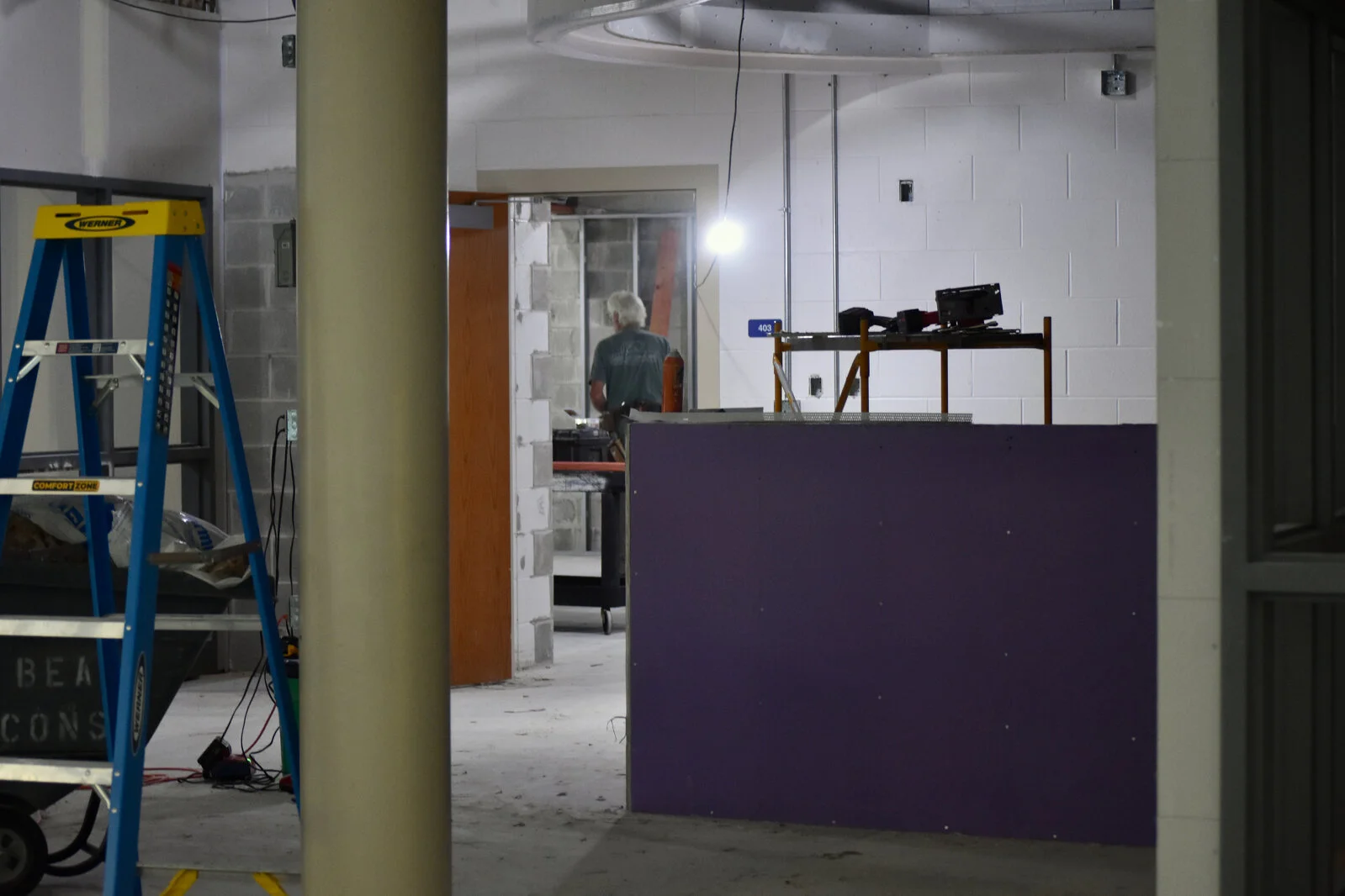 Park Campus Media Center construction June 2026