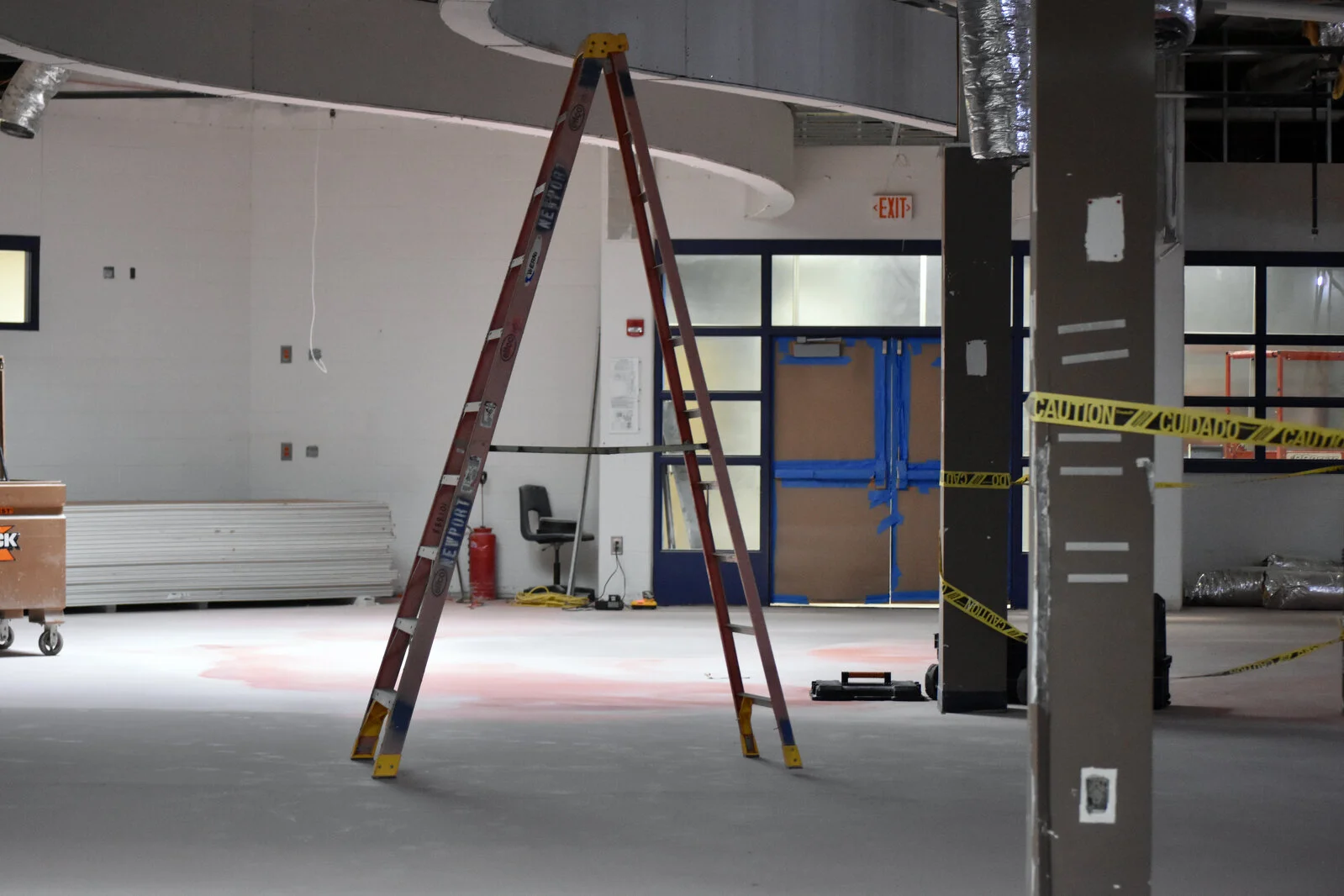 Prairieview School Media Center construction June 2026