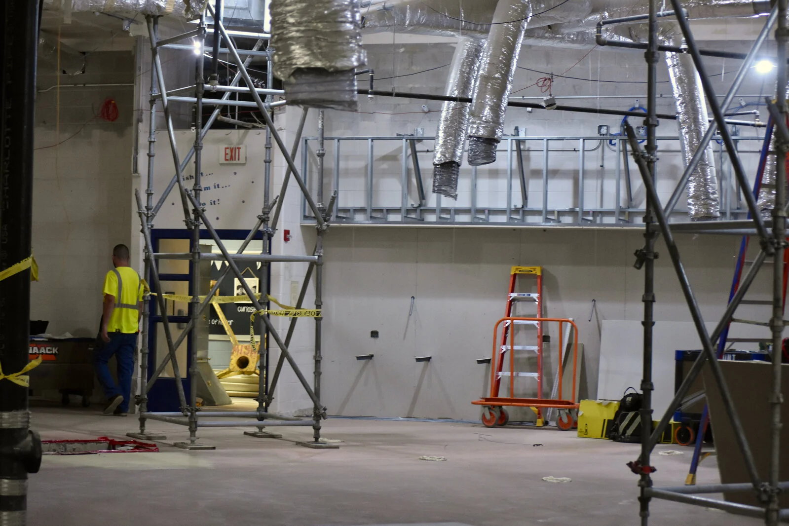 Prairieview School Media Center construction June 2026