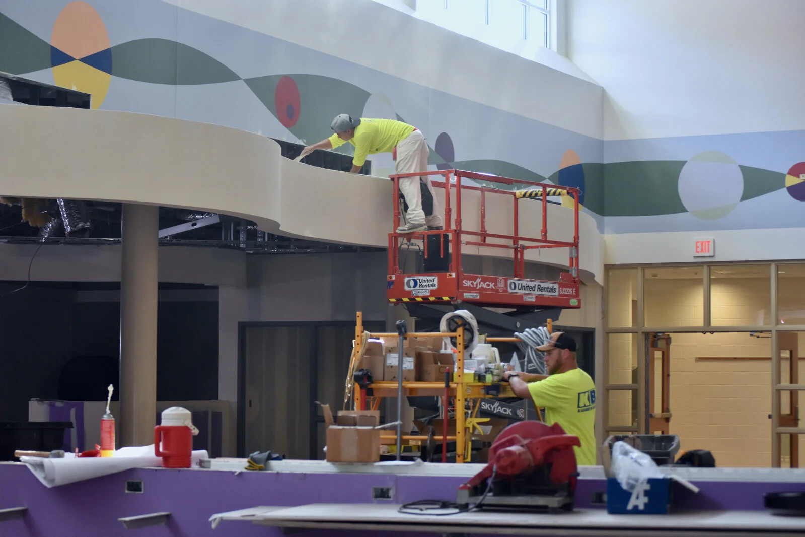 Park Campus Media Center construction July 2026