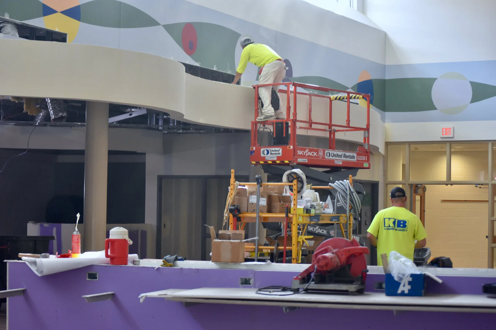 Park Campus Media Center construction July 2026