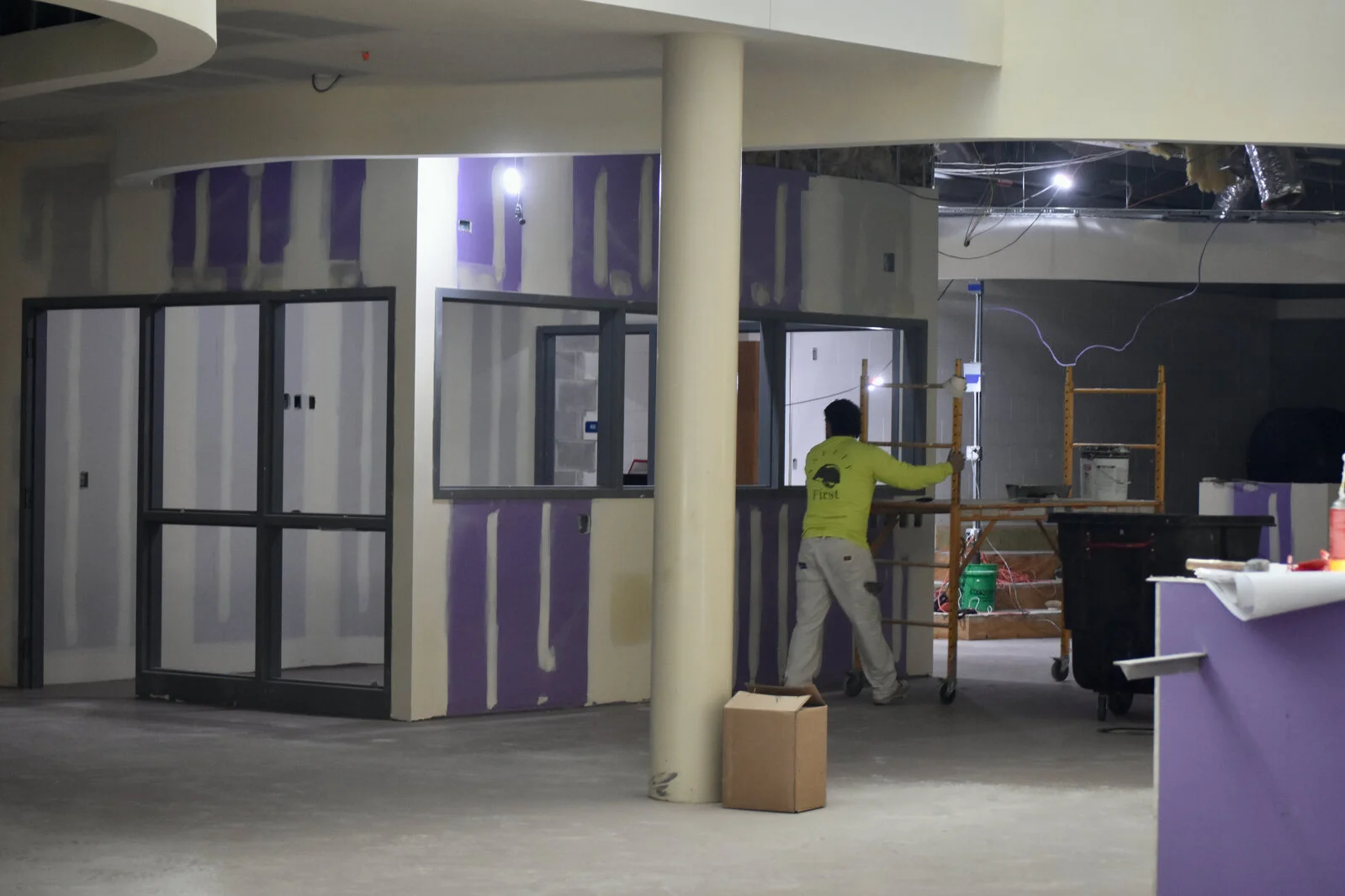 Park Campus Media Center construction July 2026