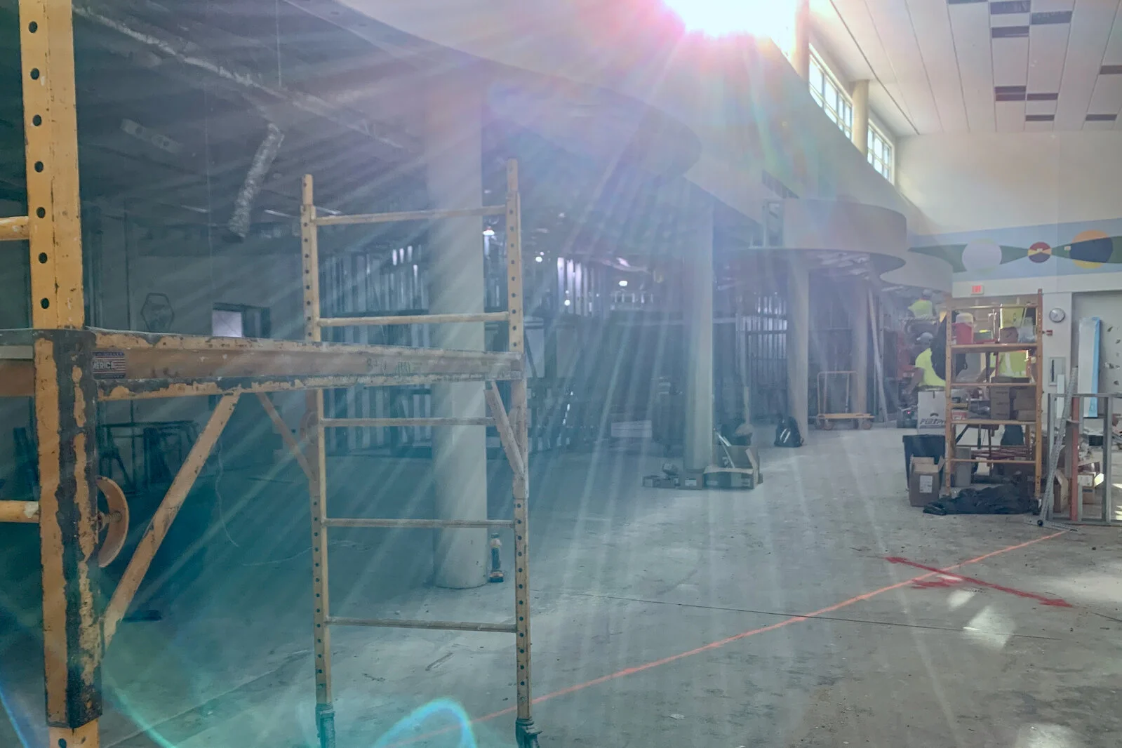 Park Campus Media Center construction June 2026