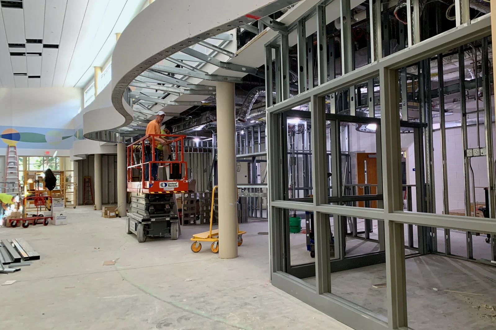 Park Campus Media Center construction June 2026