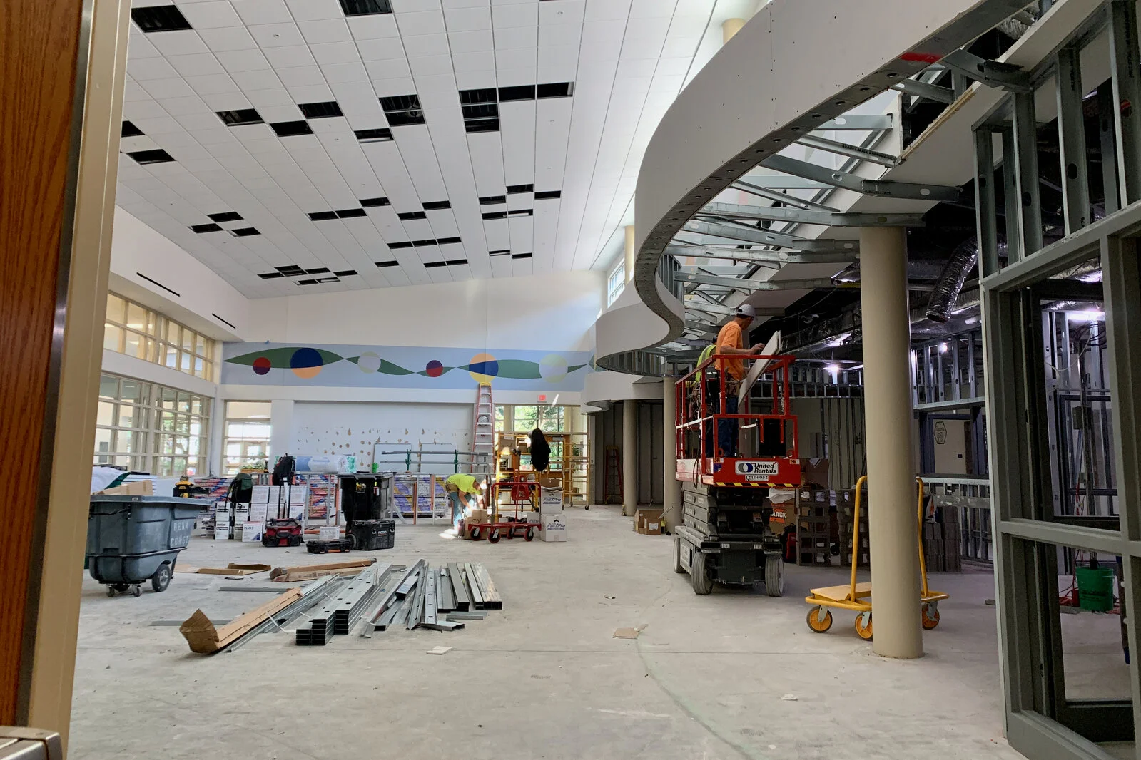 Park Campus Media Center construction June 2026