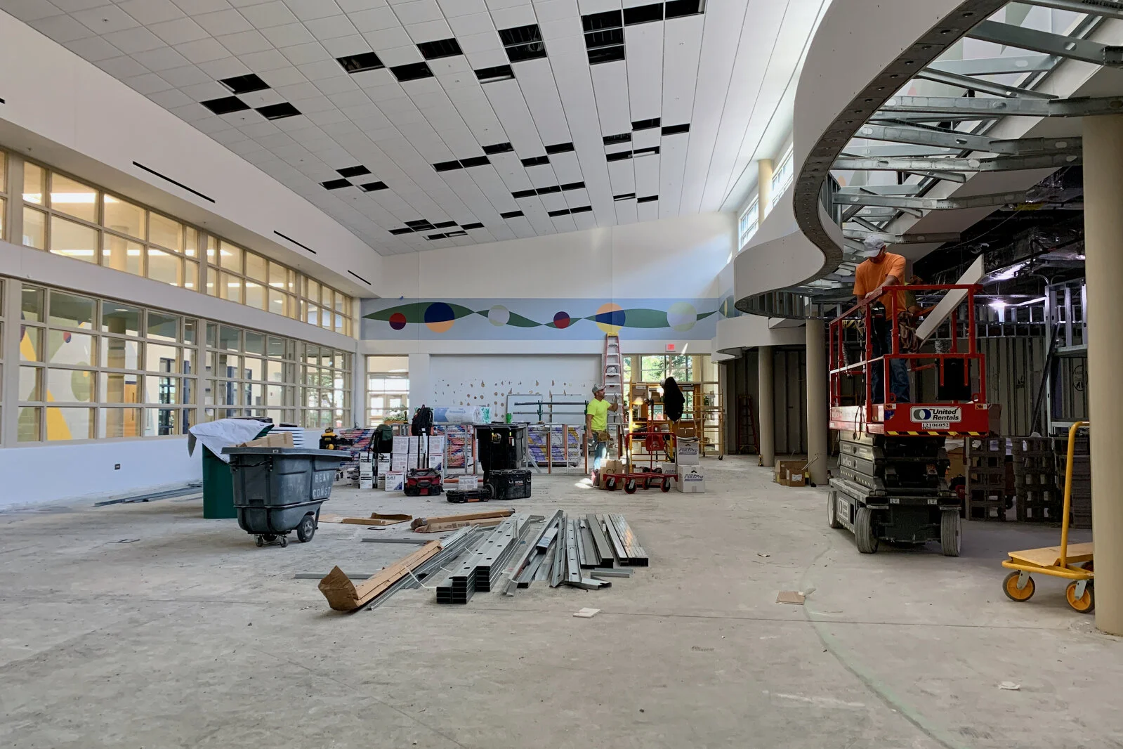 Park Campus Media Center construction June 2026