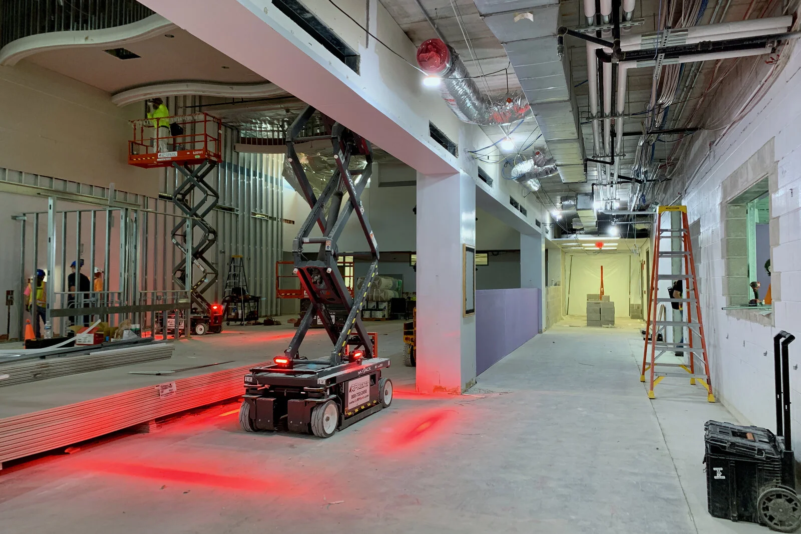 Frederick School Media Center construction June 2026