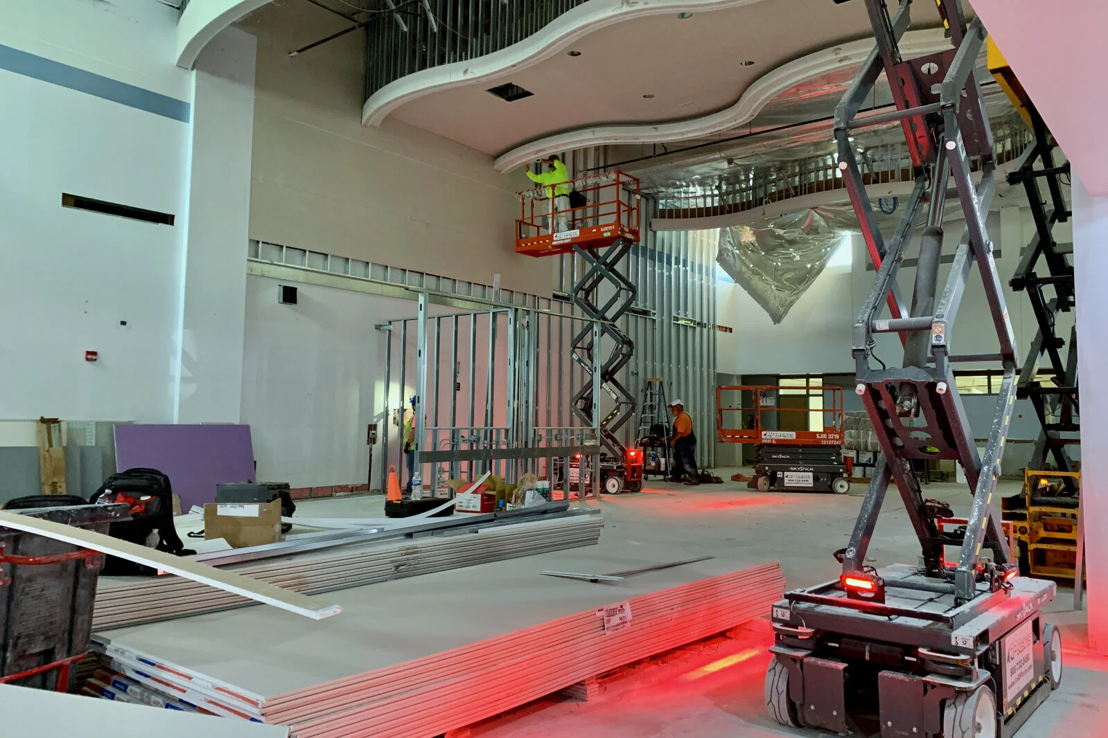 Frederick School Media Center construction June 2026