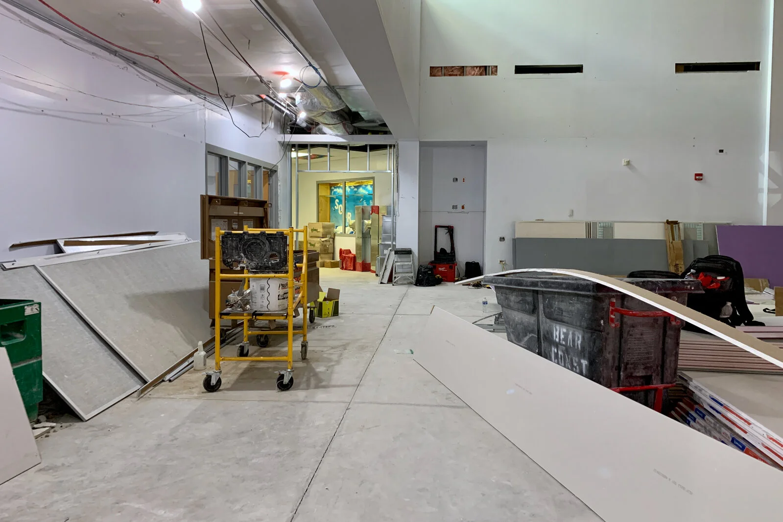 Frederick School Media Center construction June 2026