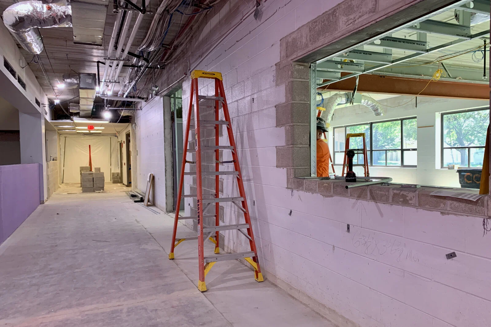 Frederick School Media Center construction June 2026