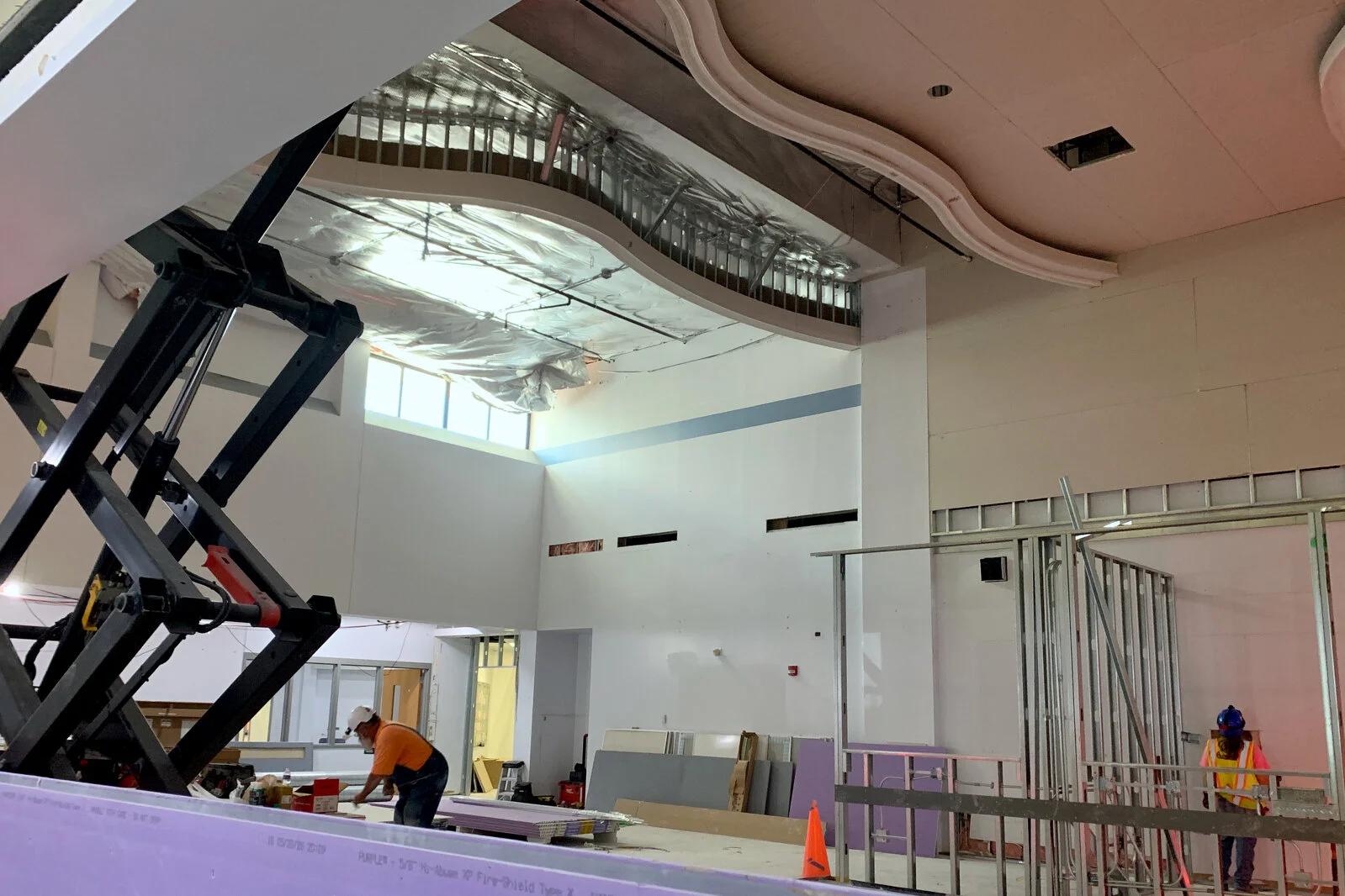 Frederick School Media Center construction June 2026