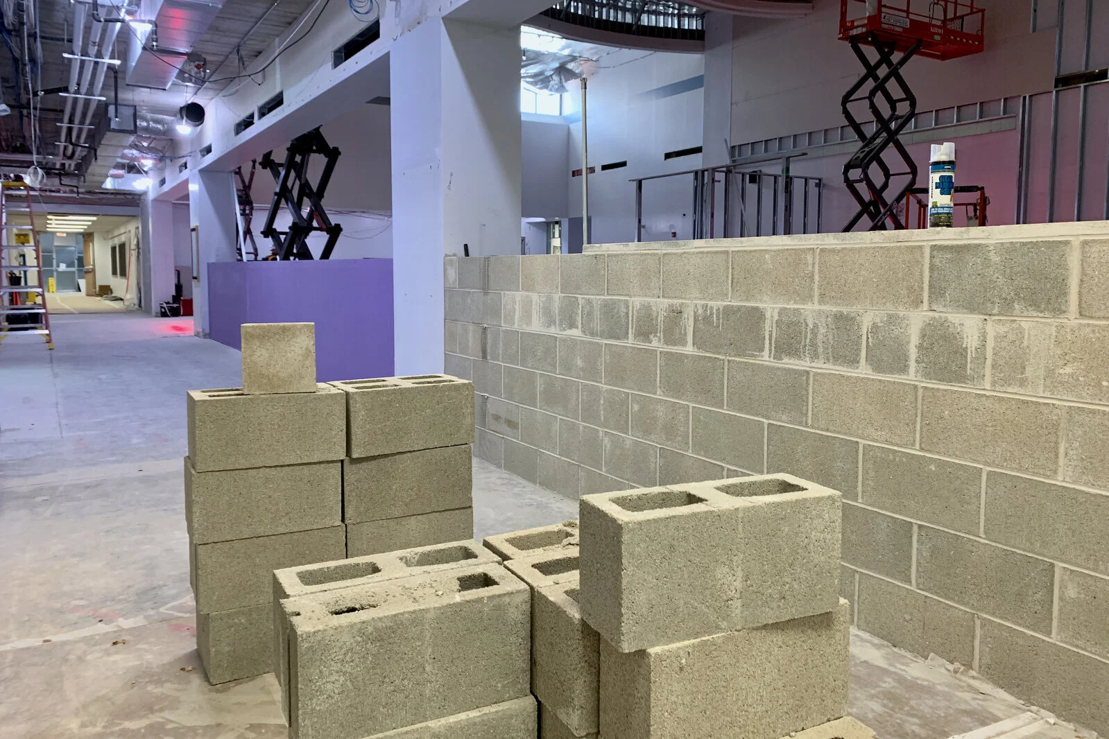 Frederick School Media Center construction June 2026