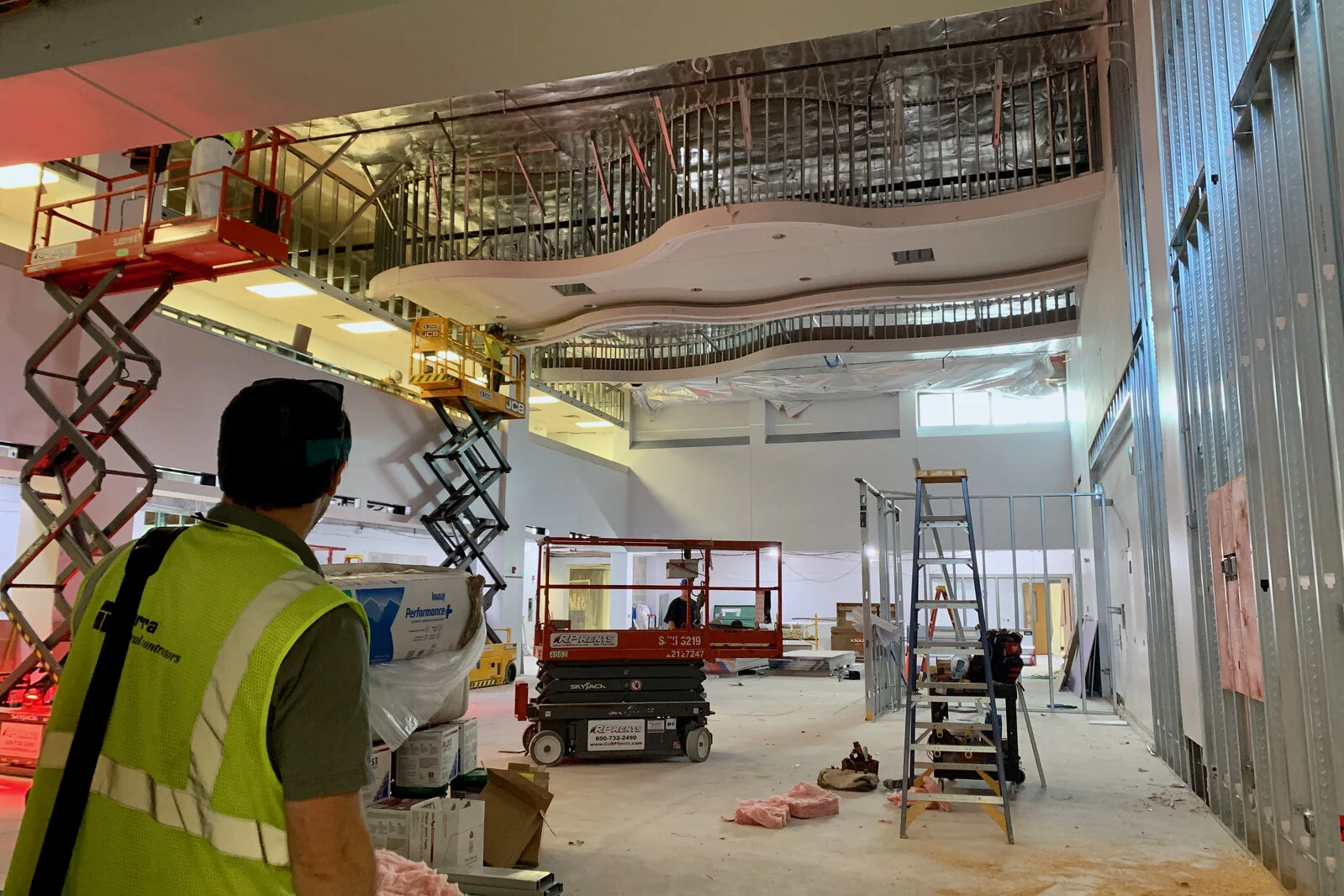 Frederick School Media Center construction June 2026