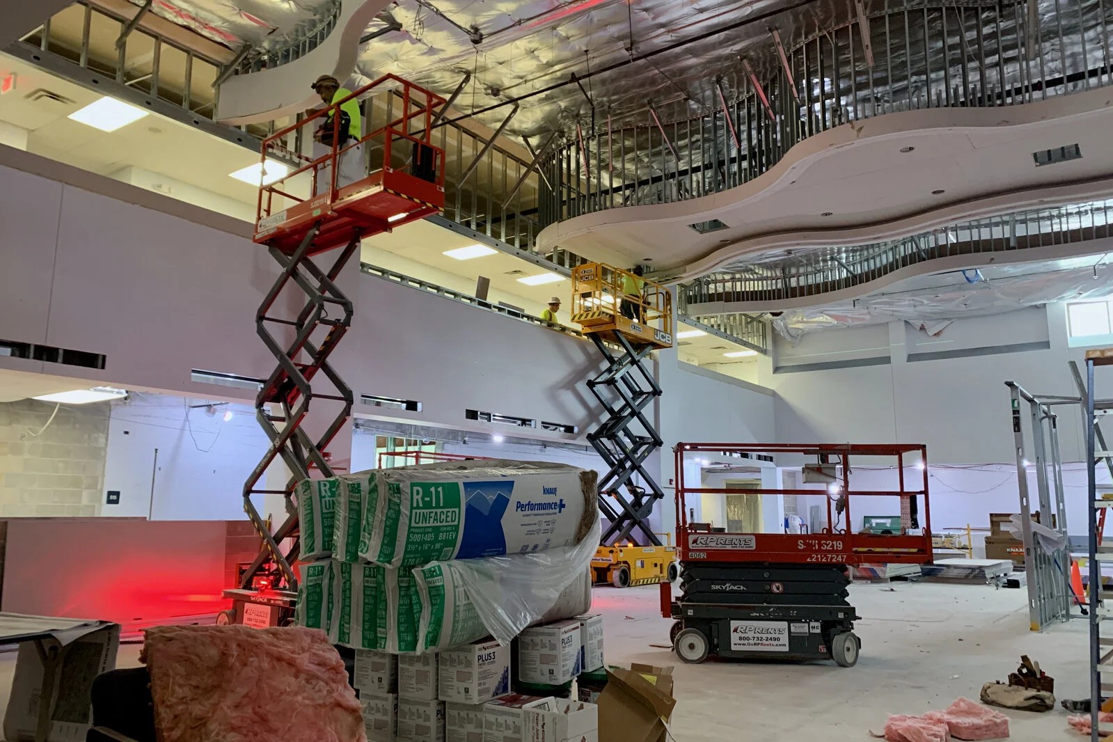 Frederick School Media Center construction June 2026