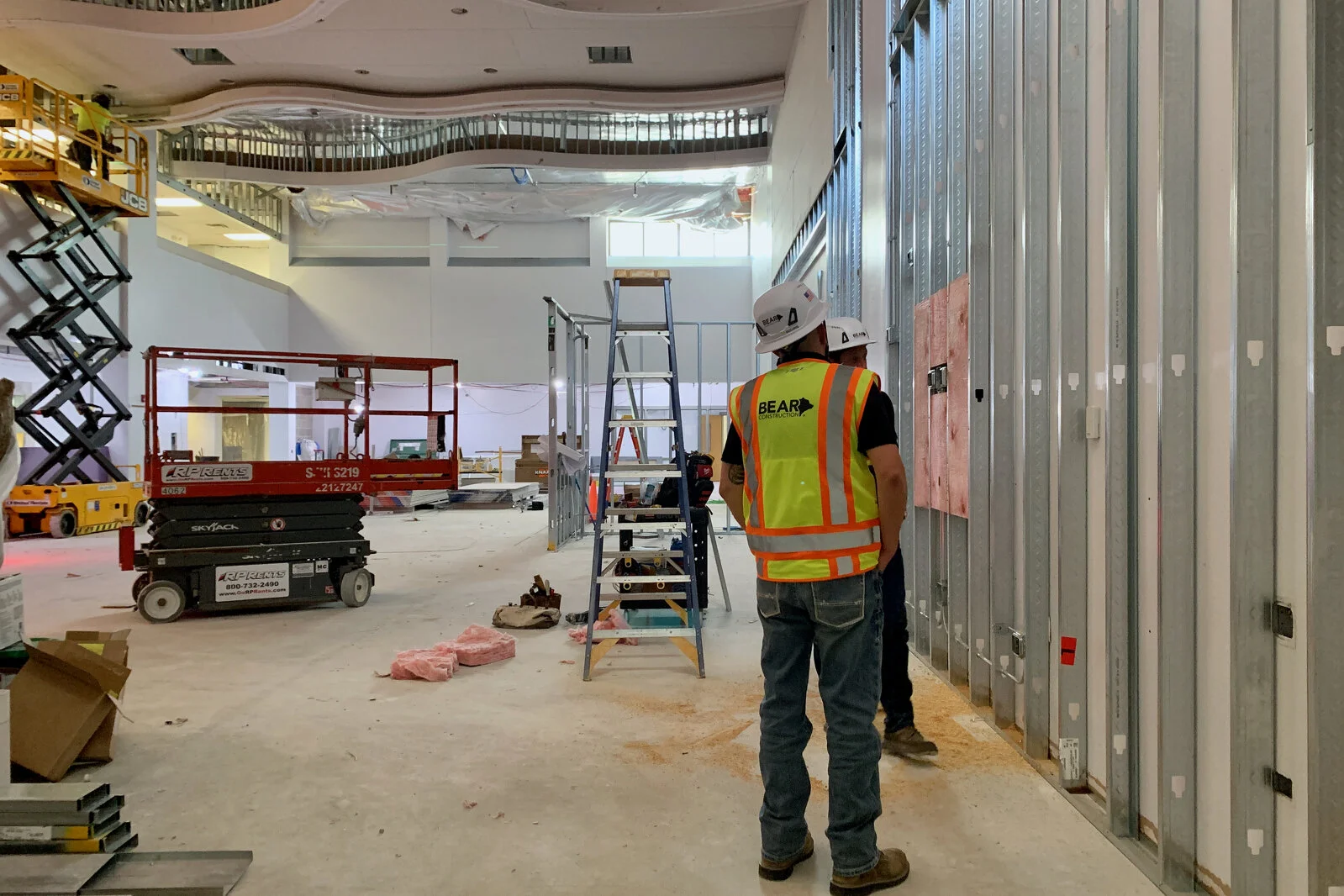 Frederick School Media Center construction June 2026