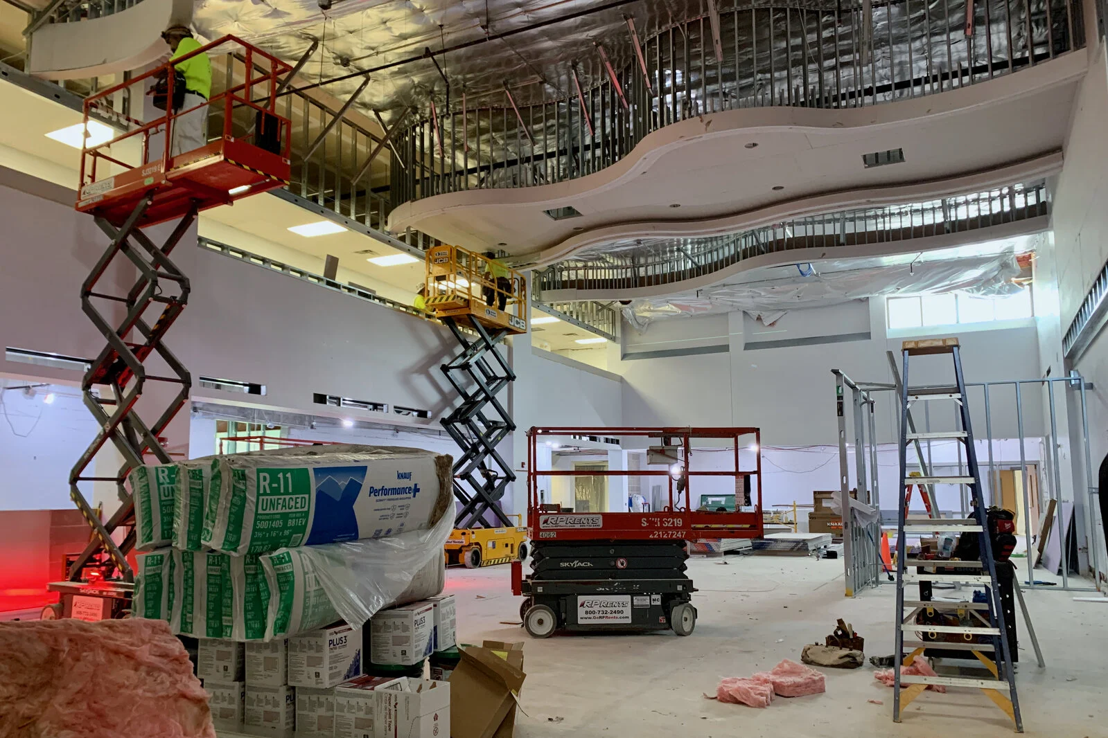 Frederick School Media Center construction June 2026