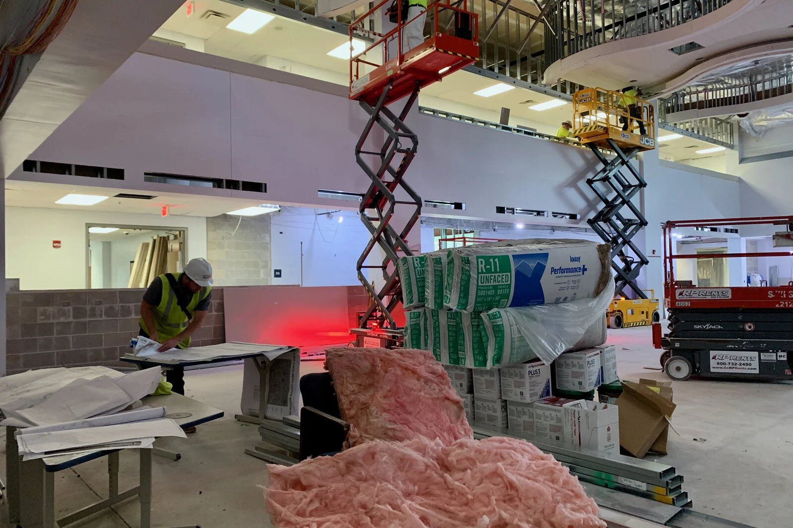 Frederick School Media Center construction June 2026