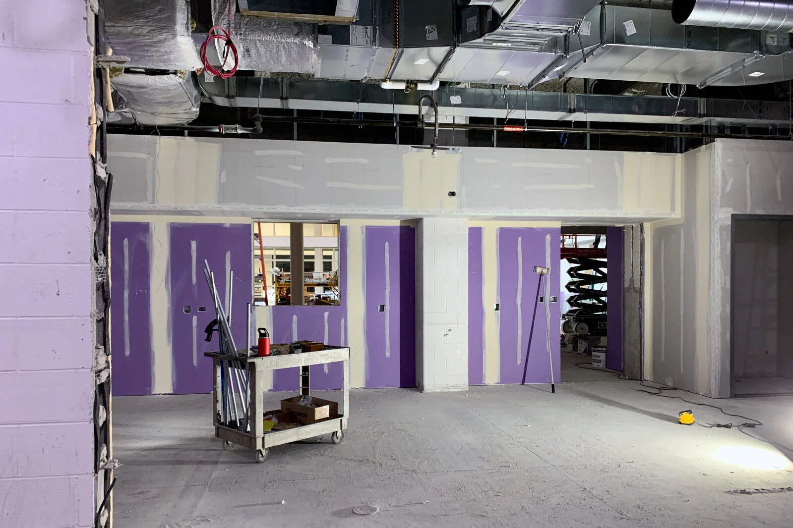 Park Campus Media Center construction June 2026