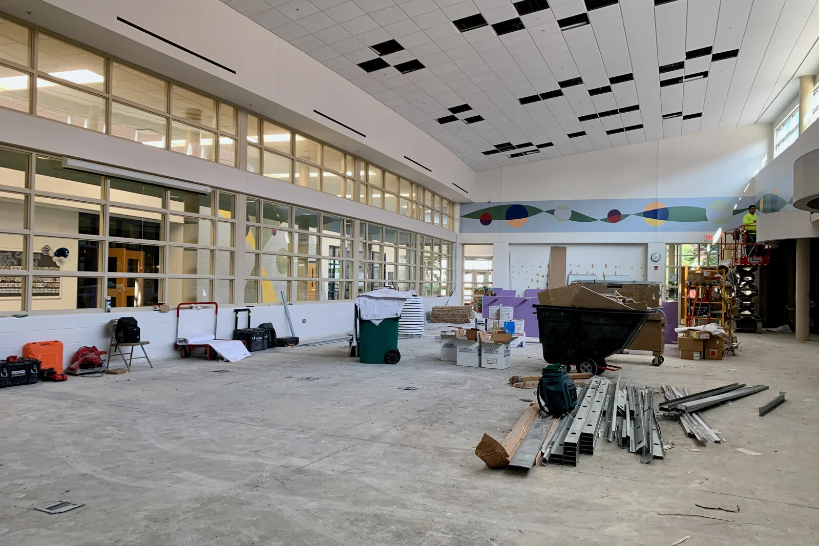 Park Campus Media Center construction June 2026