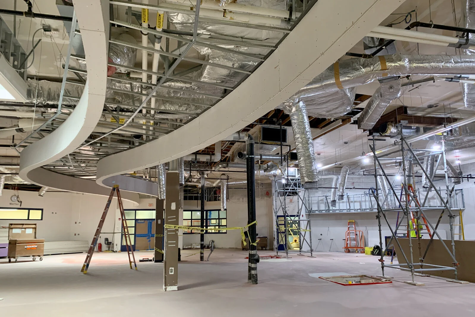 Prairieview School Media Center construction June 2026
