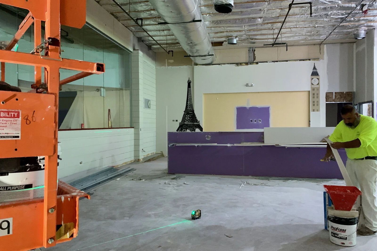 Meadowview School Media Center construction June 2026