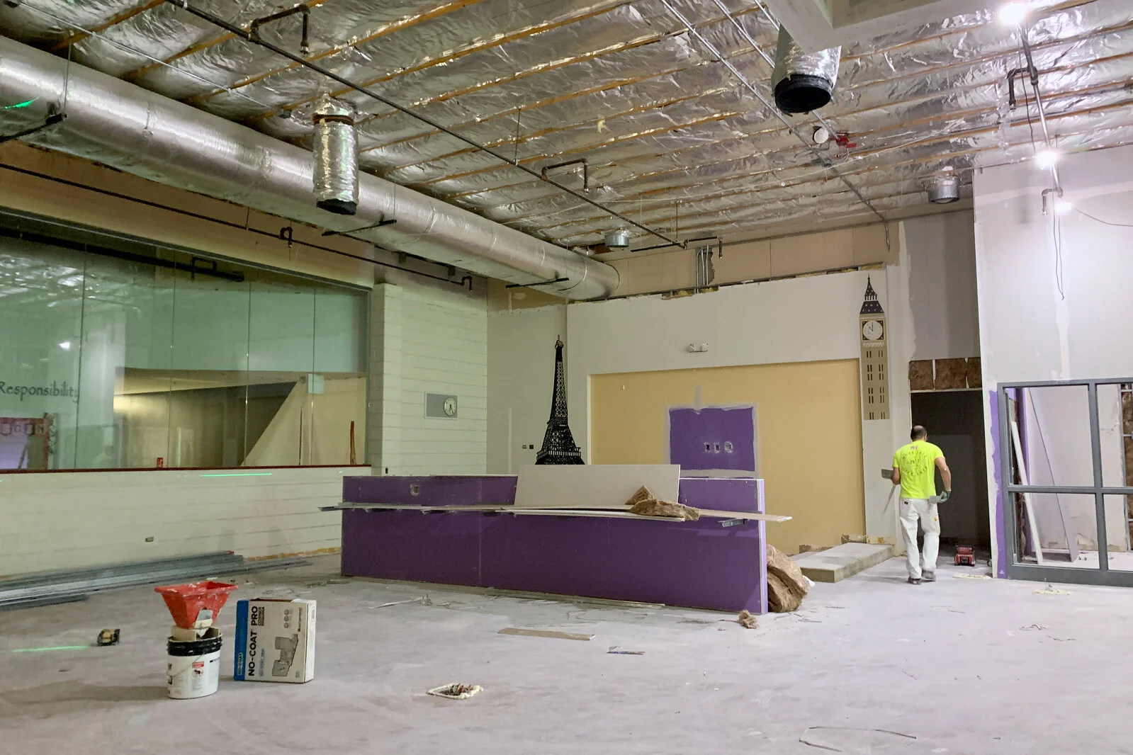Meadowview School Media Center construction June 2026