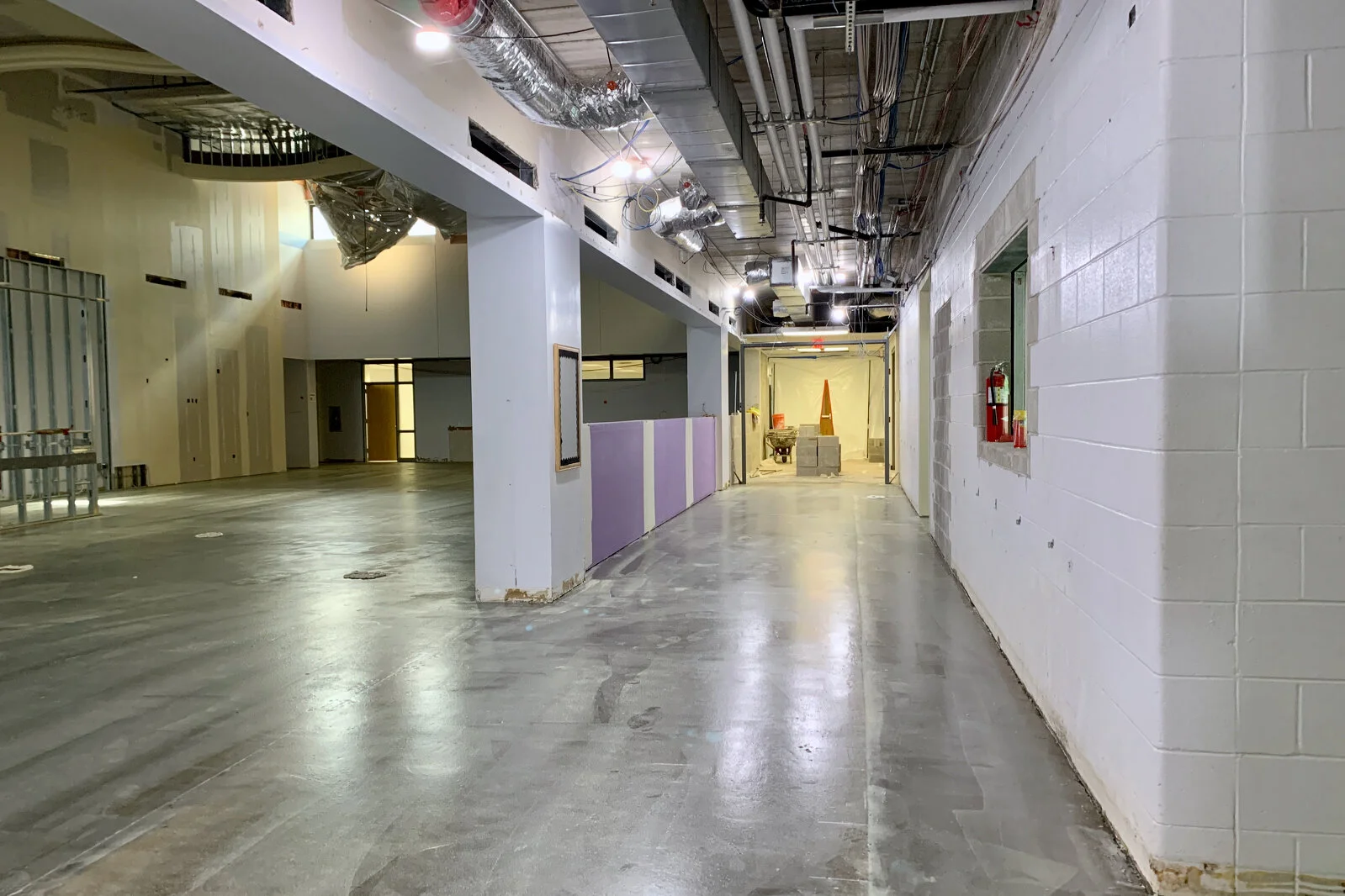 Frederick School Media Center construction June 2026