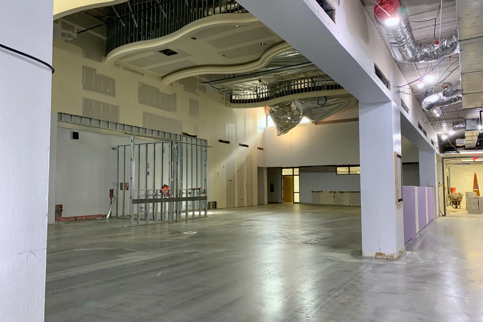 Frederick School Media Center construction June 2026
