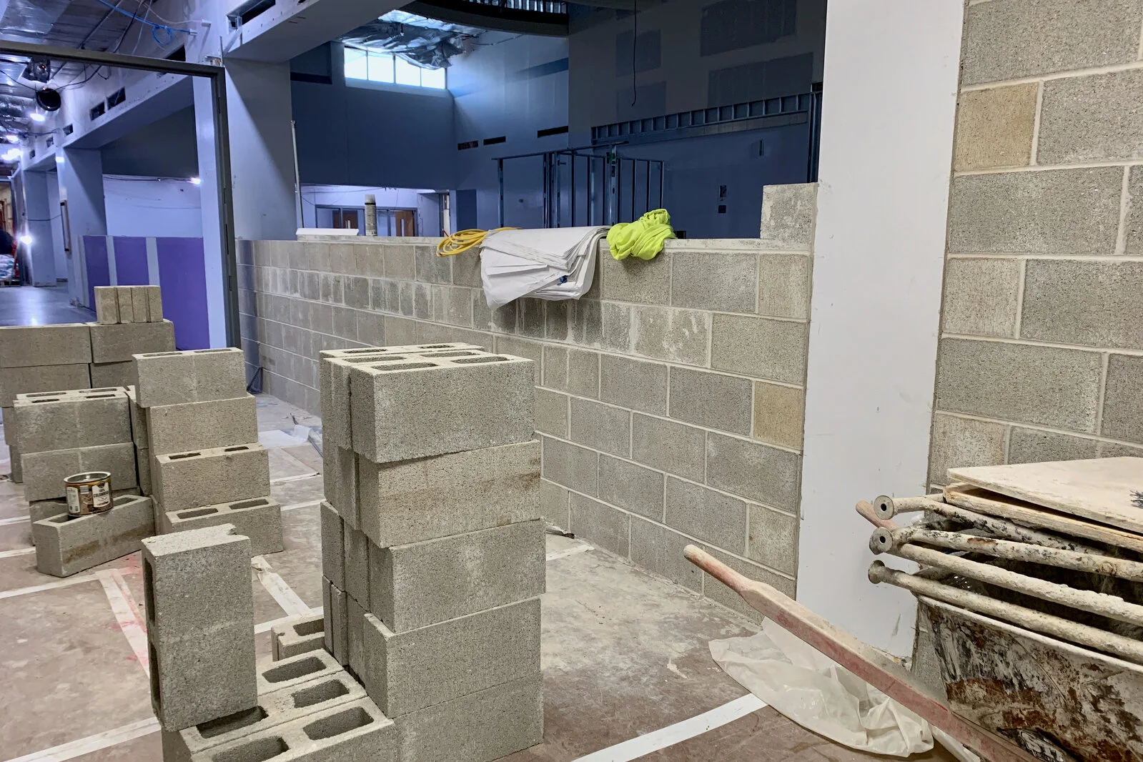 Frederick School Media Center construction June 2026