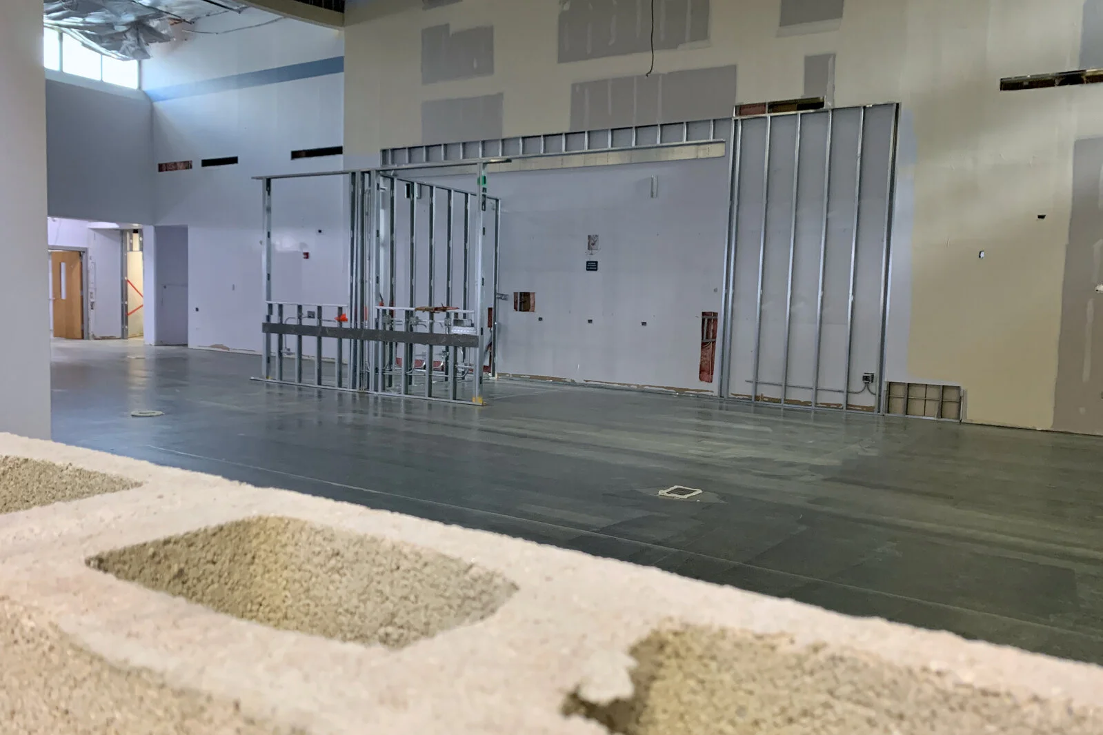 Frederick School Media Center construction June 2026