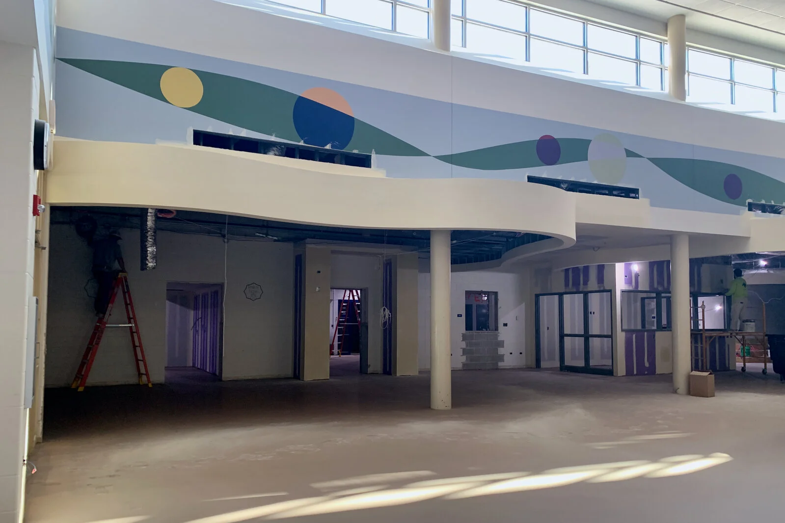 Park Campus Media Center construction July 2026