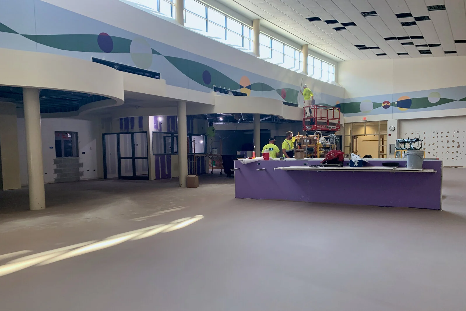 Park Campus Media Center construction July 2026