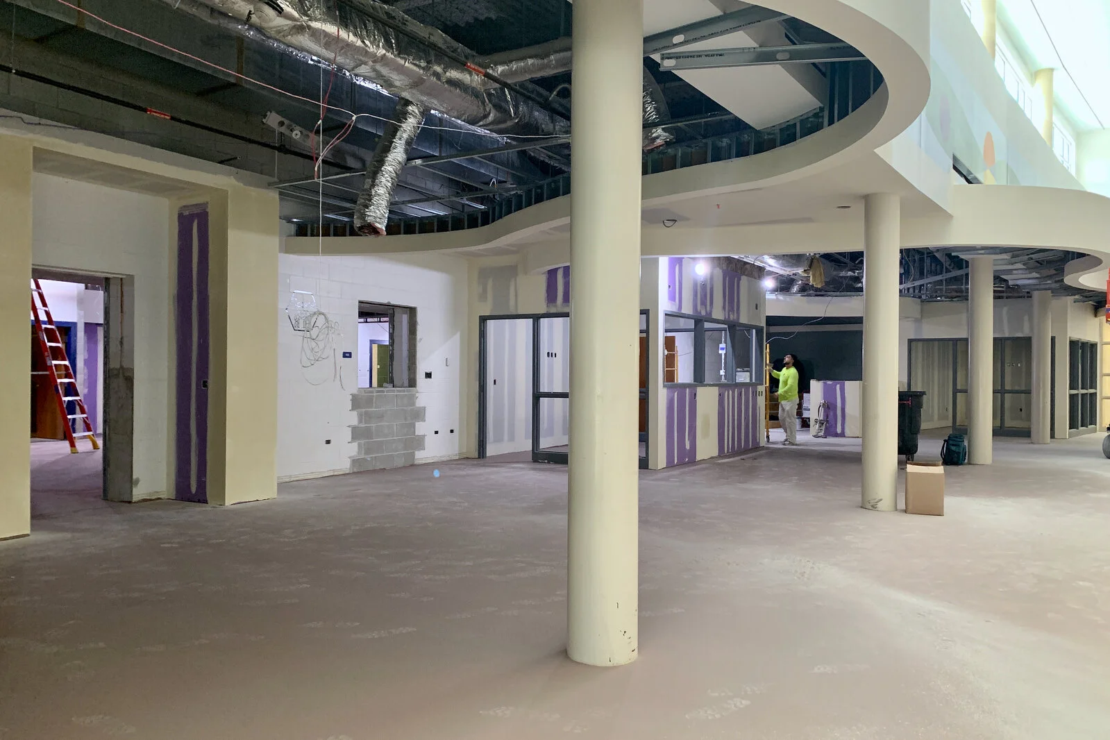Park Campus Media Center construction July 2026
