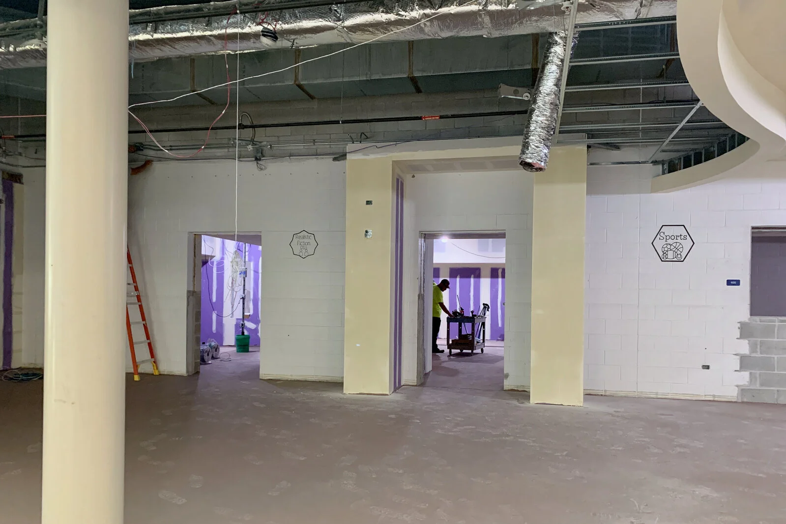 Park Campus Media Center construction July 2026