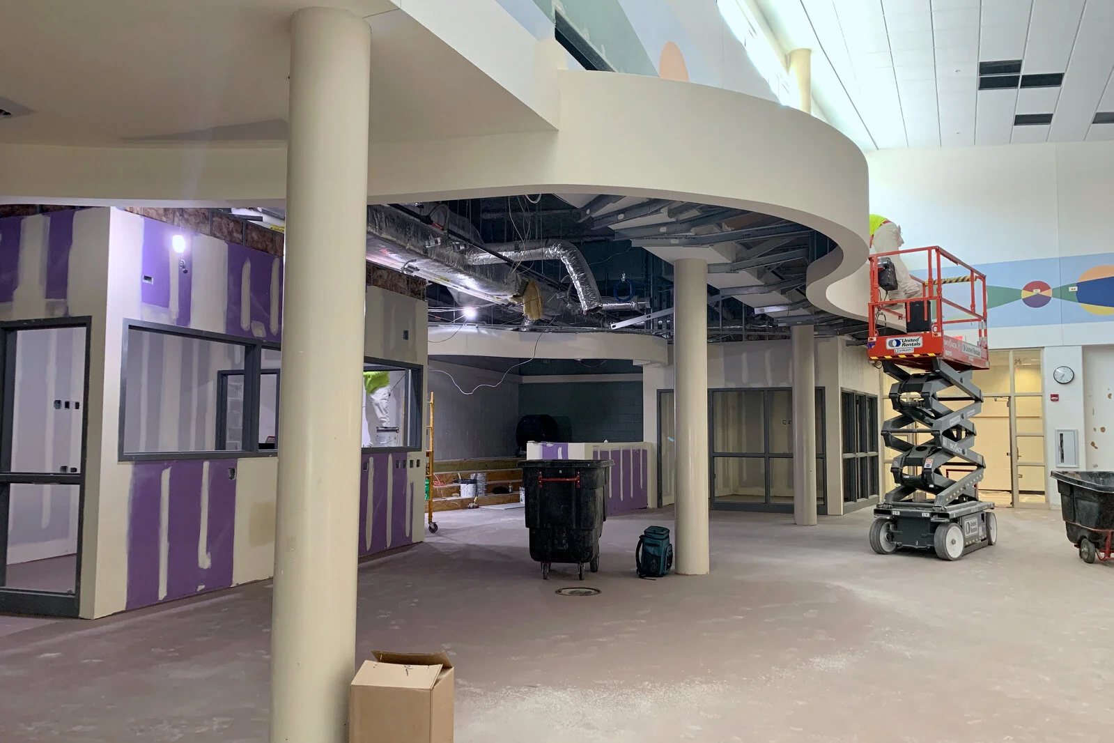 Park Campus Media Center construction July 2026