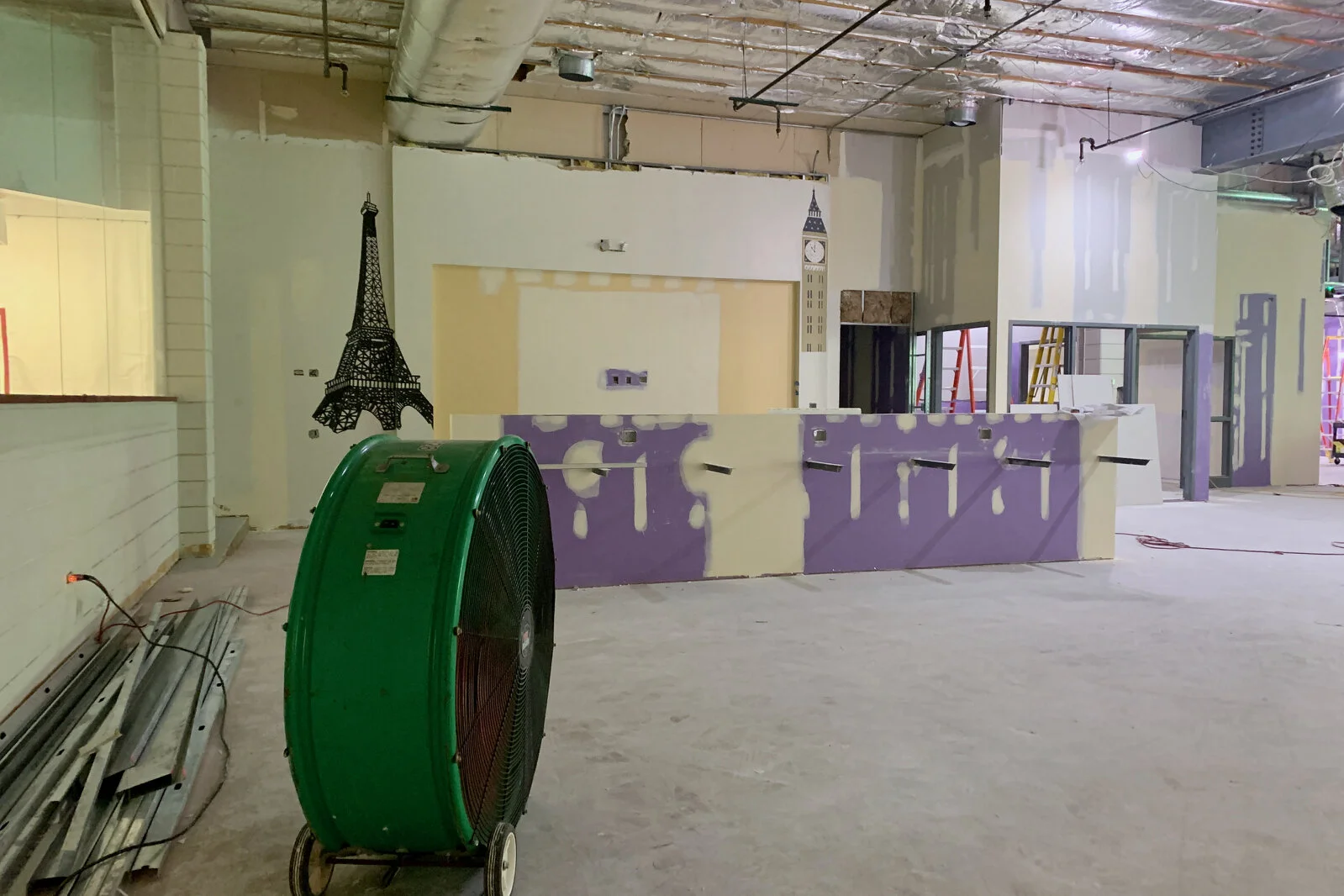 Meadowview School Media Center construction July 2026